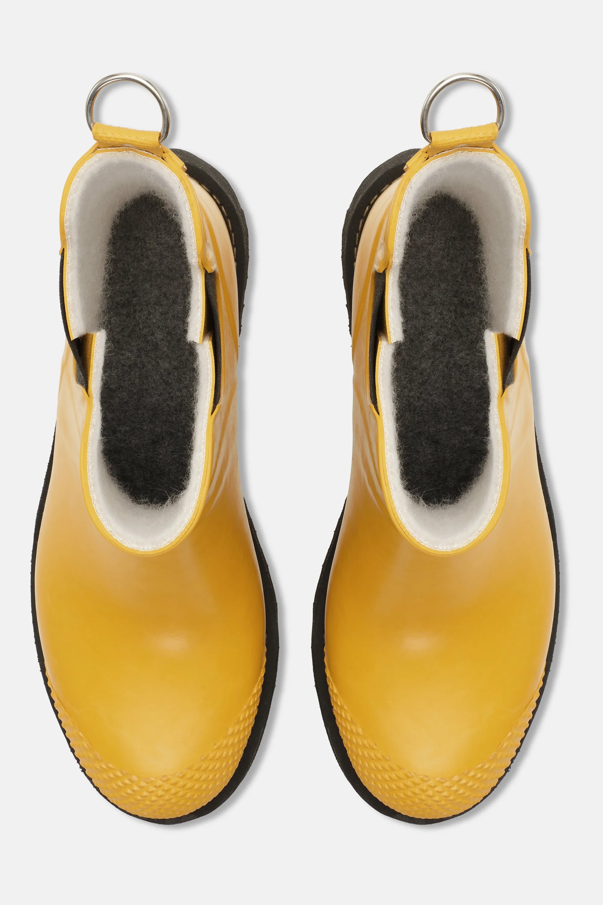 Short Rubber Boots With High Heel - Cyber Yellow sold by Ilse Jacobsen product image thumbnail 3
