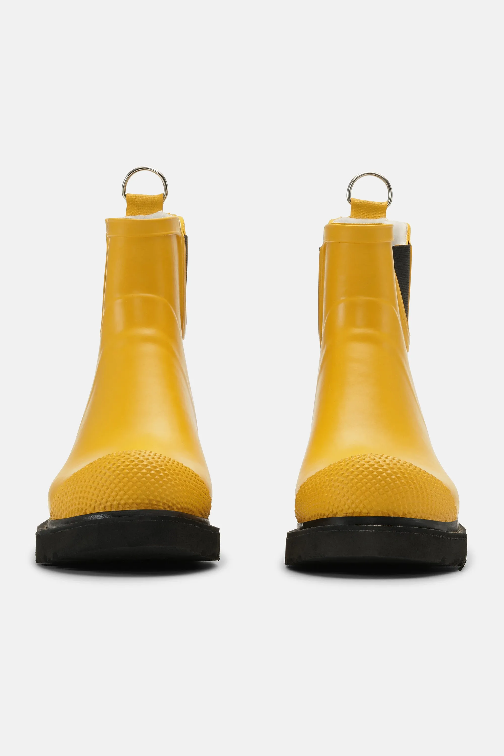 Short Rubber Boots With High Heel - Cyber Yellow sold by Ilse Jacobsen product image thumbnail 5