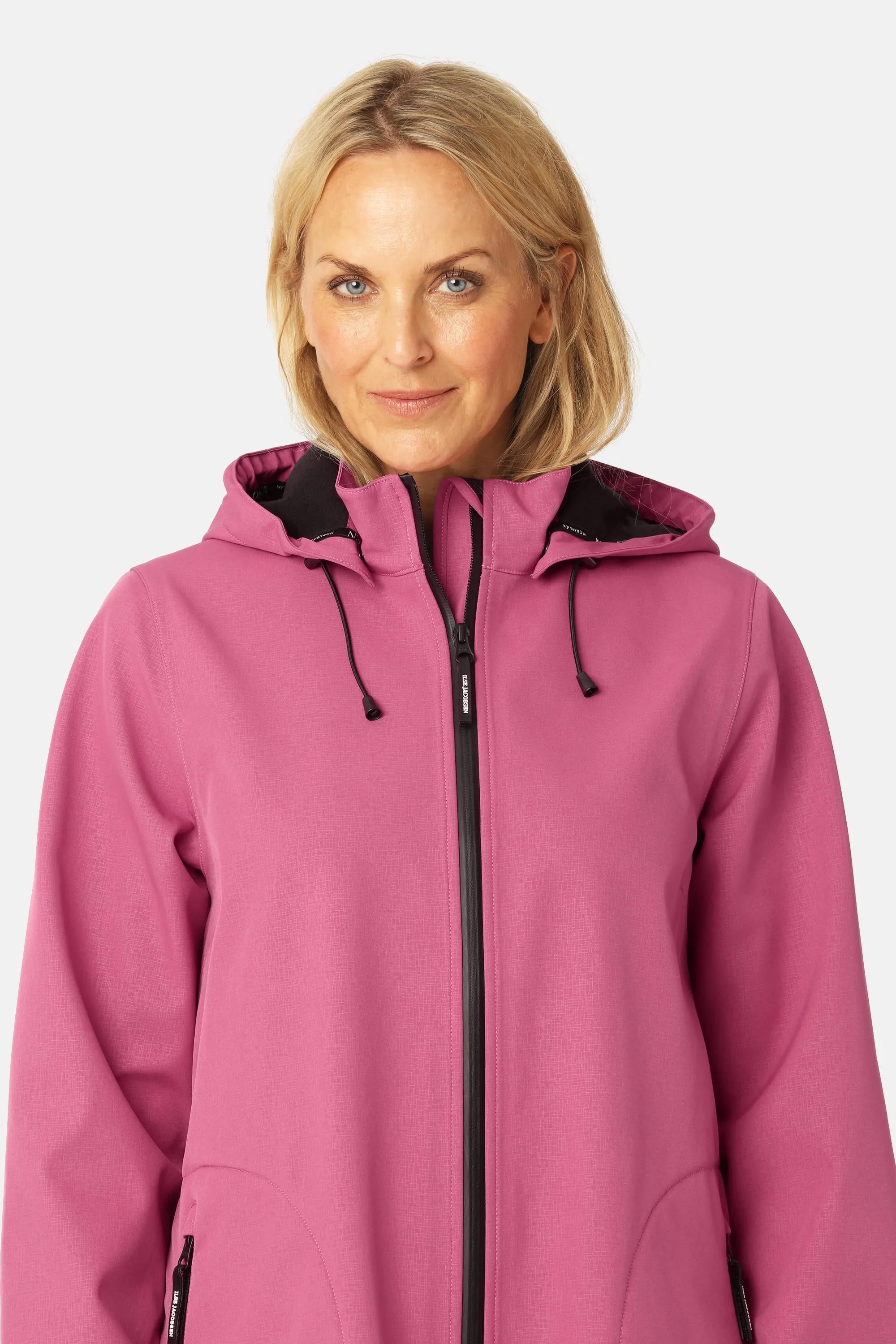 Softshell Raincoat A-line - Magenta Haze sold by Ilse Jacobsen product image thumbnail 3