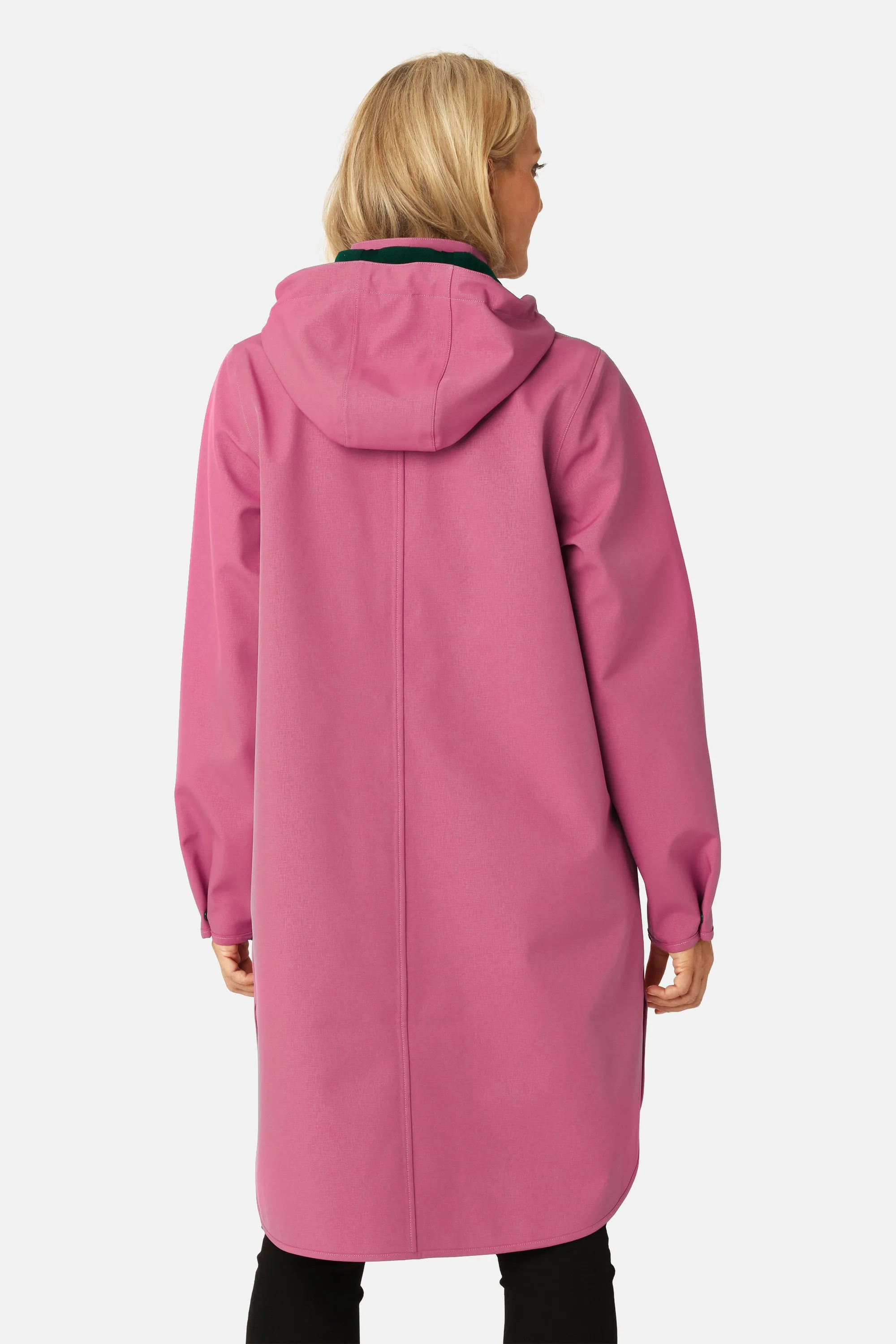 Softshell Raincoat A-line - Magenta Haze sold by Ilse Jacobsen product image thumbnail 4
