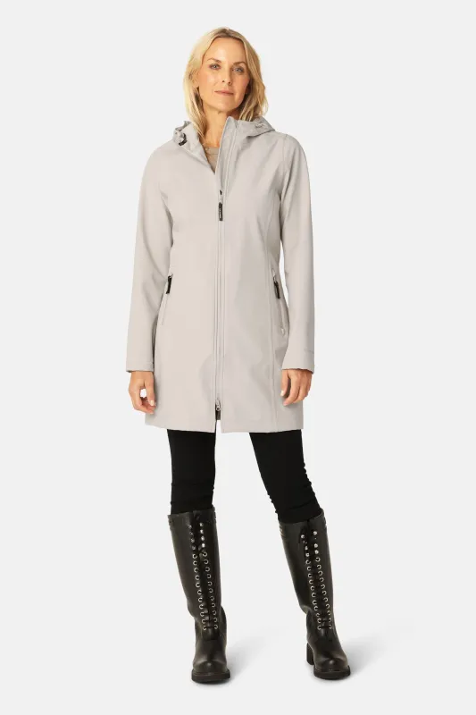 Softshell Raincoat - Chateau Gray sold by Ilse Jacobsen