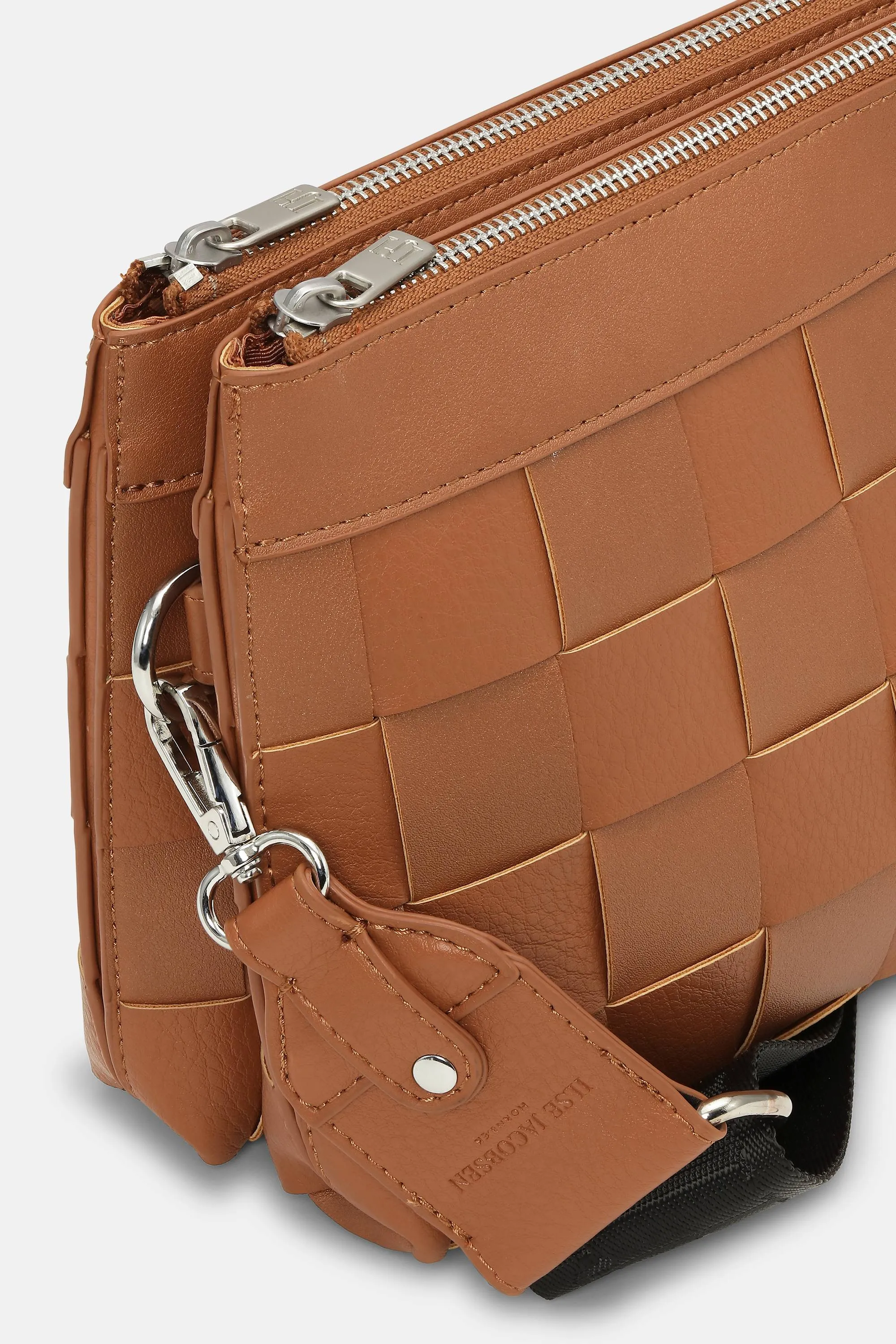 Braided Cross-Body - Cognac sold by Ilse Jacobsen product image thumbnail 3