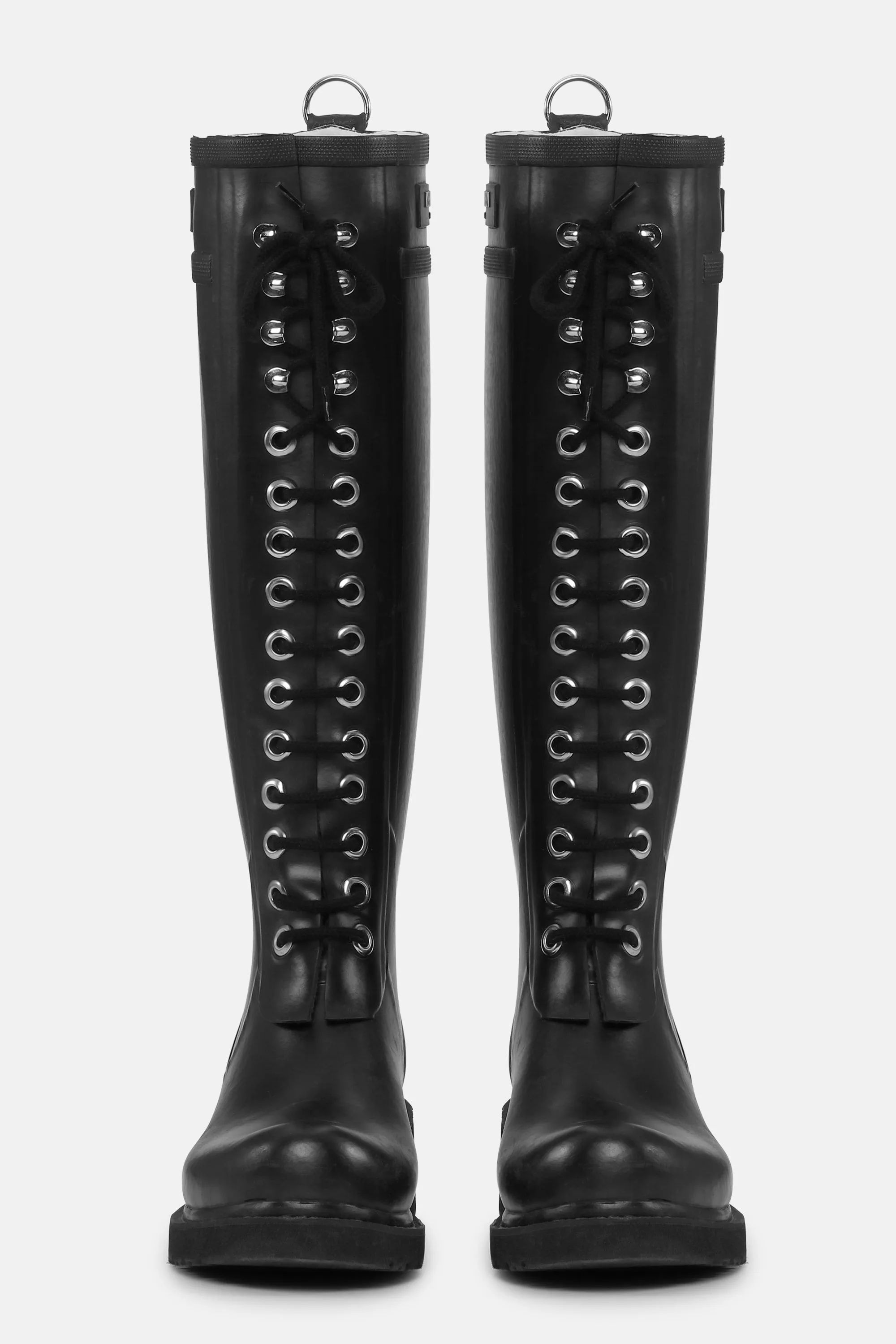 Long Rubber Boots - Black Black sold by Ilse Jacobsen product image thumbnail 5