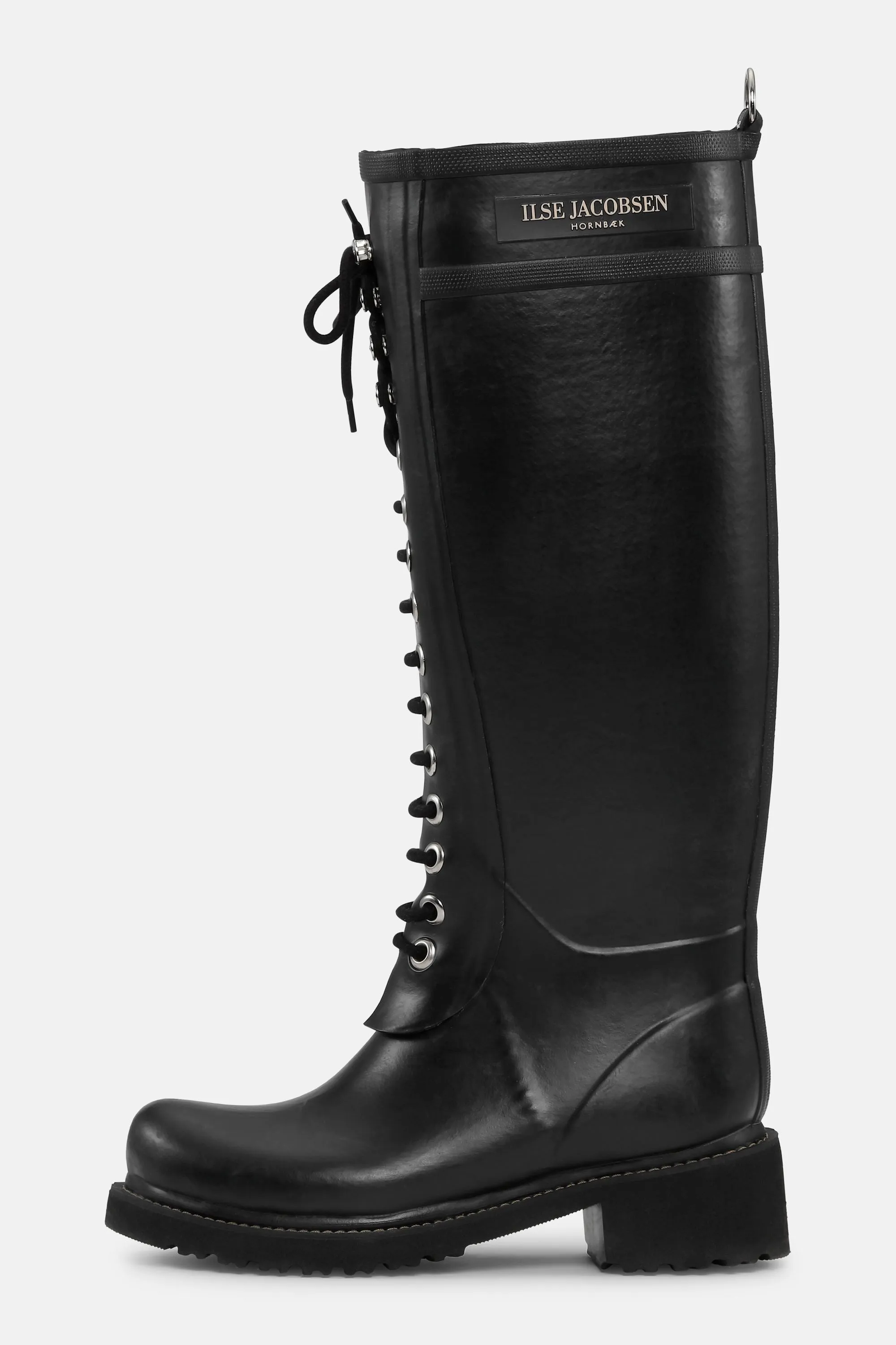 Long Rubber Boots - Black Black sold by Ilse Jacobsen product image thumbnail 2