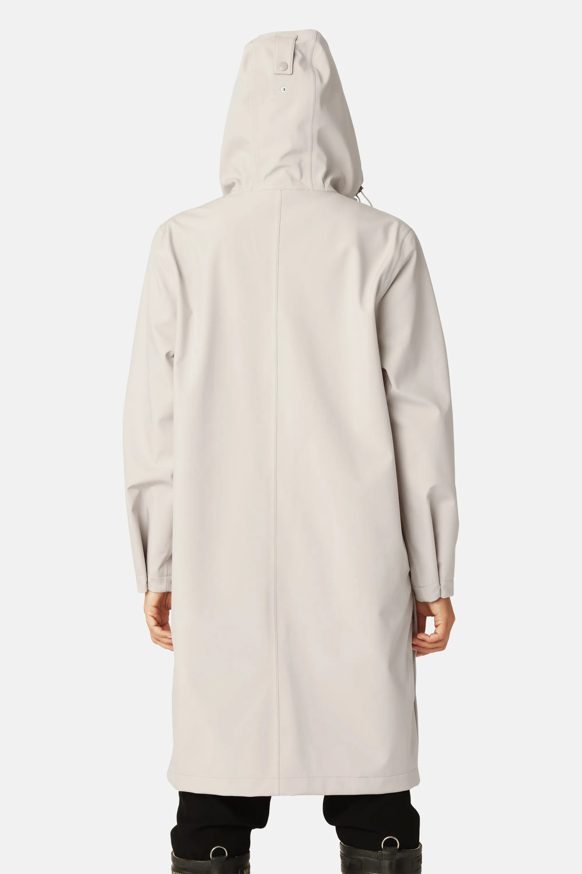 Long Softshell Raincoat - Chateau Gray sold by Ilse Jacobsen product image thumbnail 4