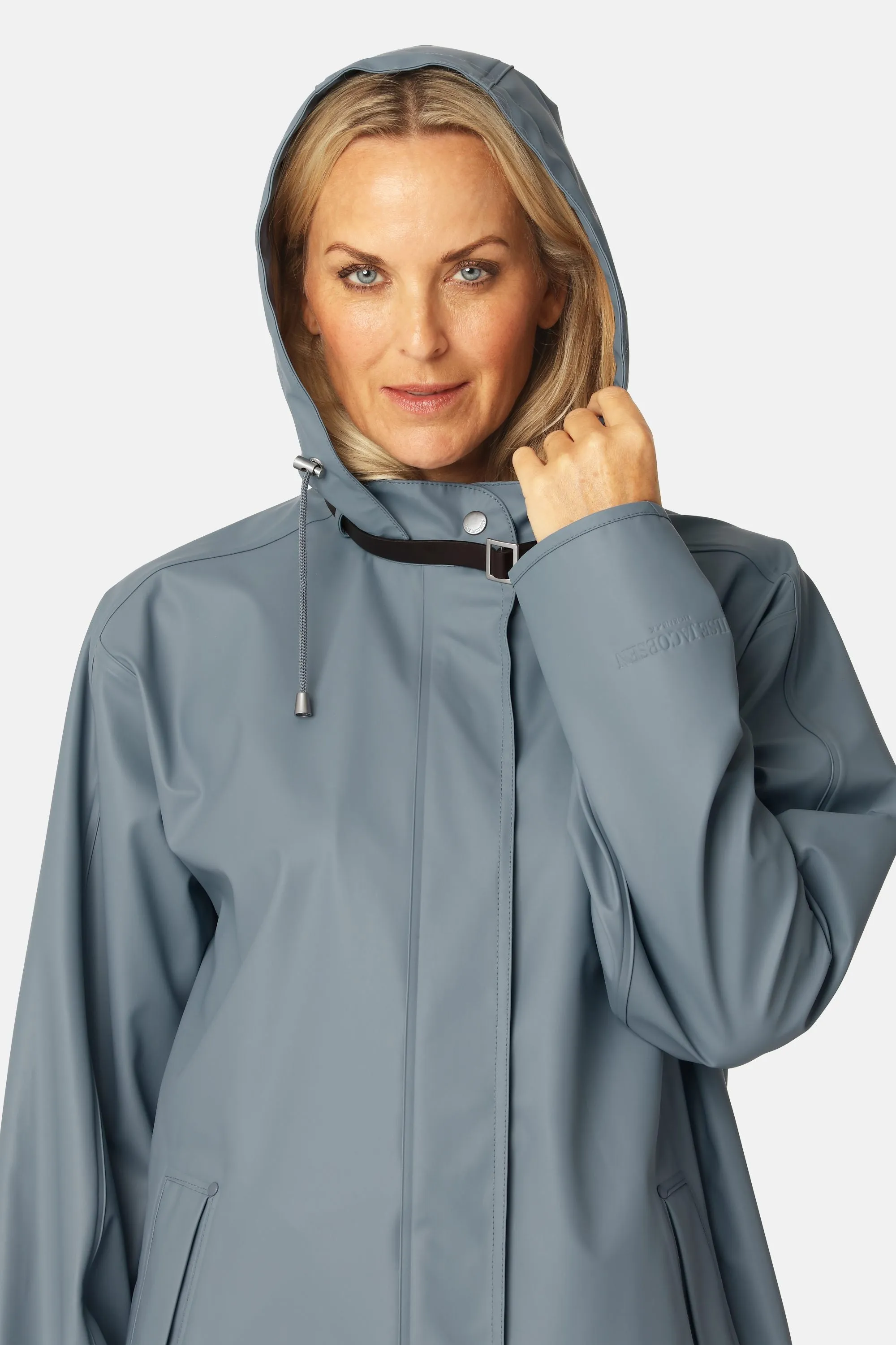 Raincoat - Grey Blue sold by Ilse Jacobsen product image thumbnail 4