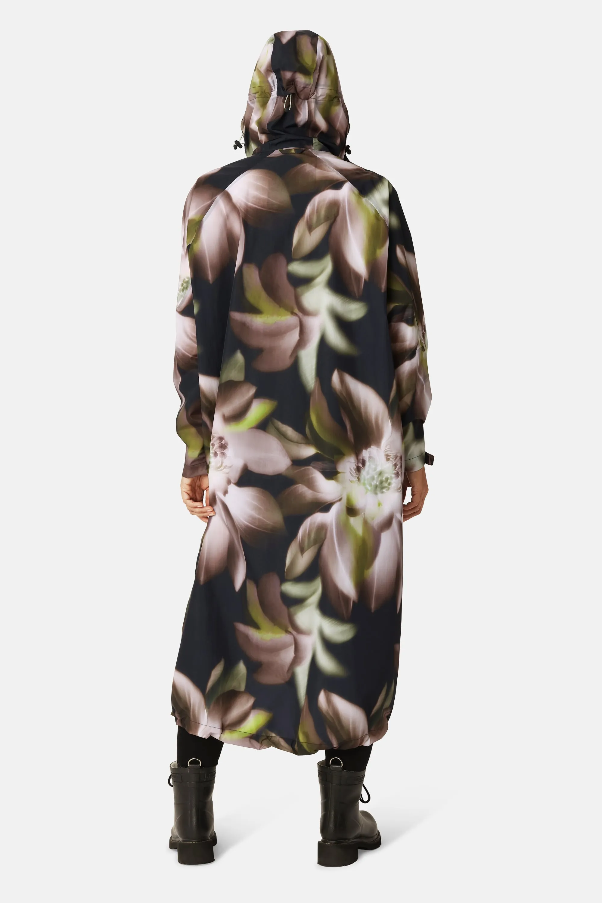 Raincoat - Dark Photoristic Flower sold by Ilse Jacobsen product image thumbnail 3