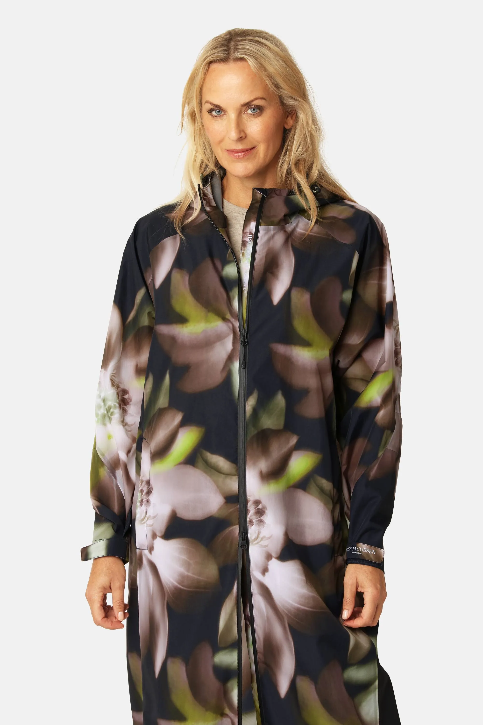 Raincoat - Dark Photoristic Flower sold by Ilse Jacobsen product image thumbnail 2