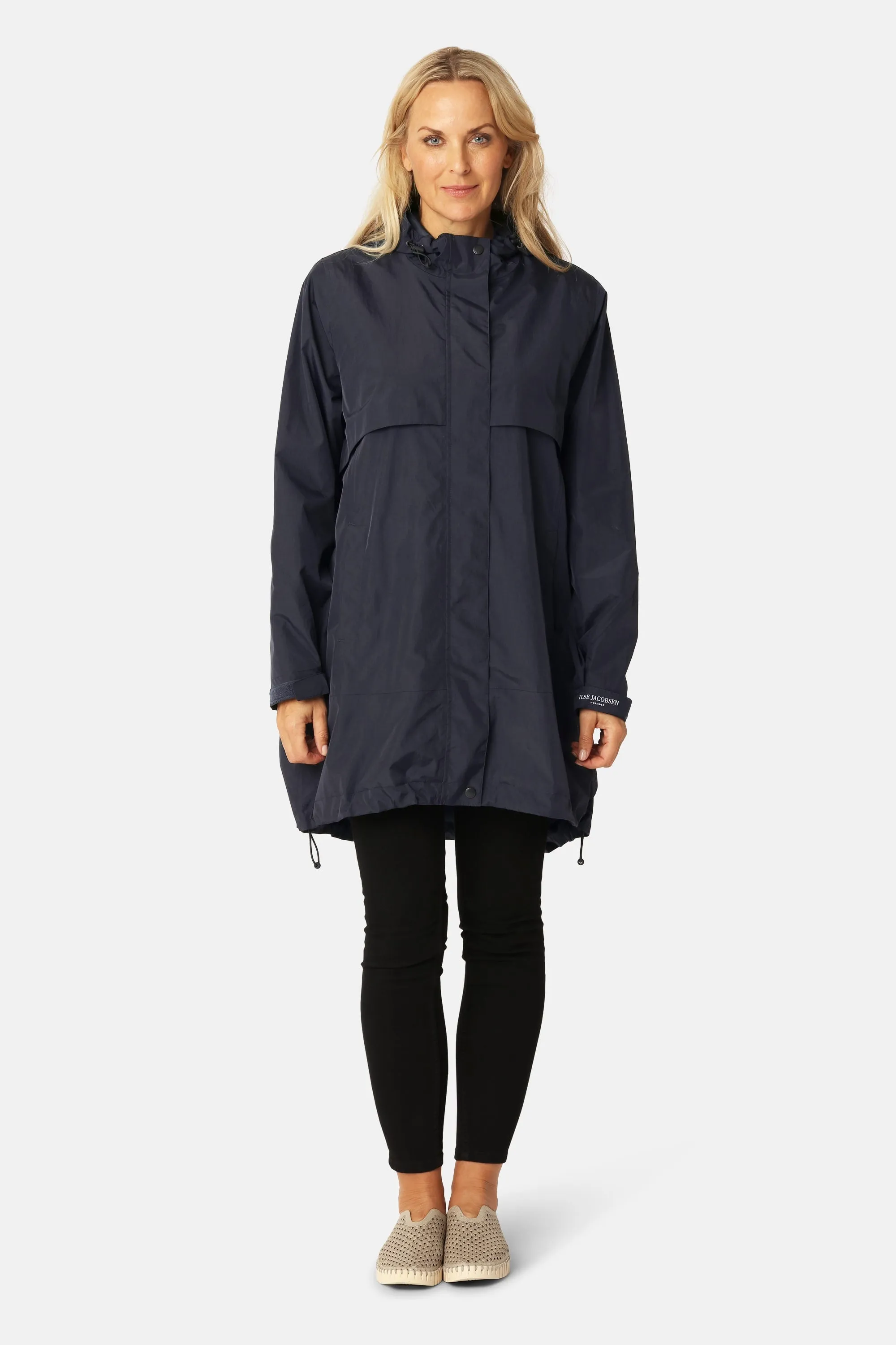 Raincoat - Dark Indigo sold by Ilse Jacobsen
