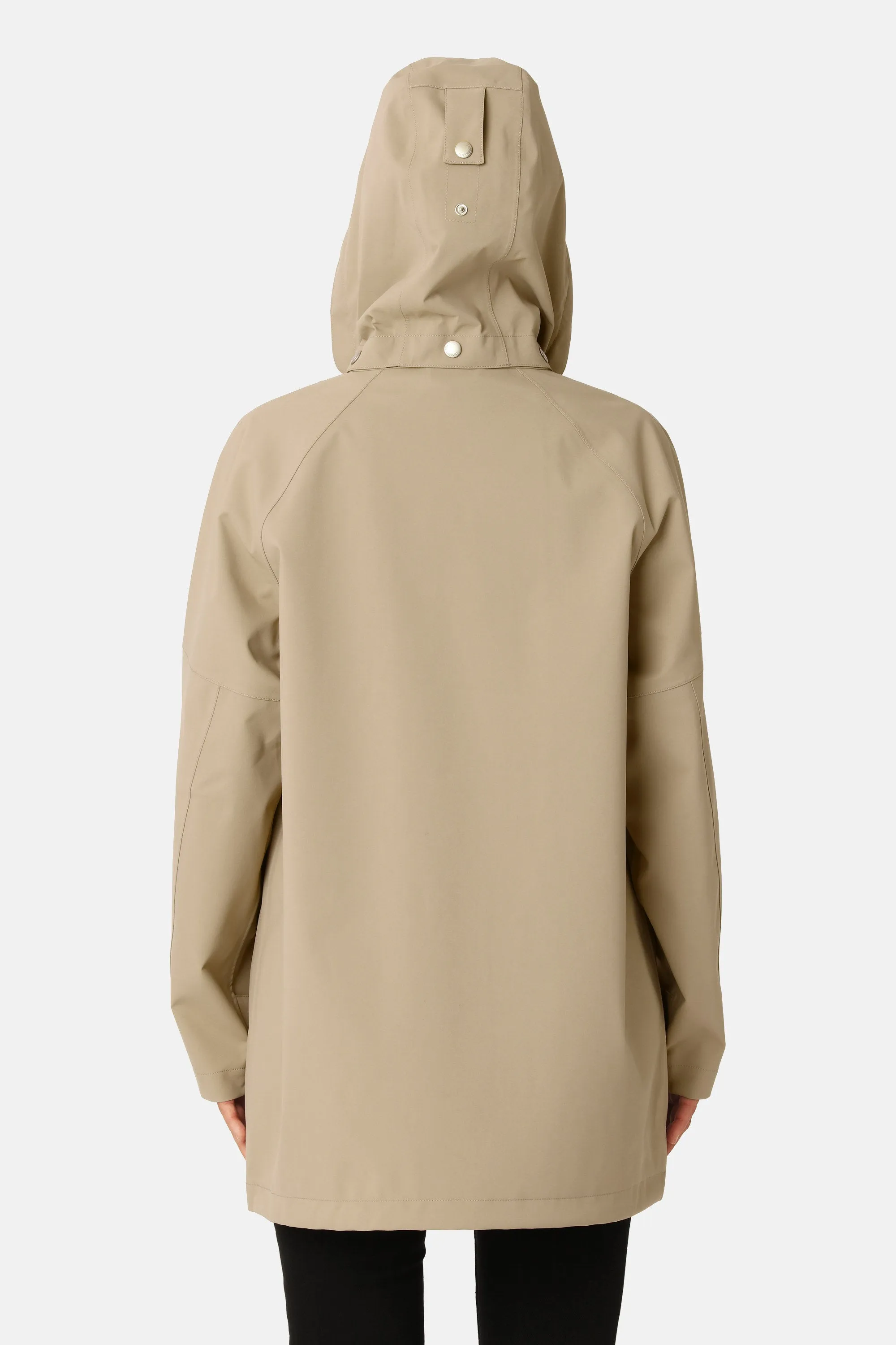 Rain Jacket - Greige sold by Ilse Jacobsen product image thumbnail 4