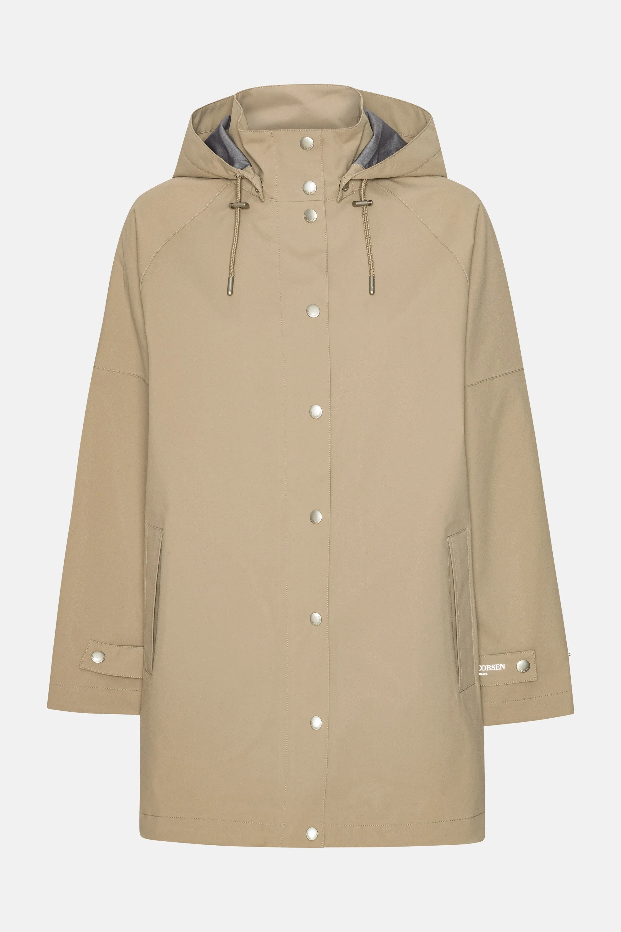Rain Jacket - Greige sold by Ilse Jacobsen product image thumbnail 5