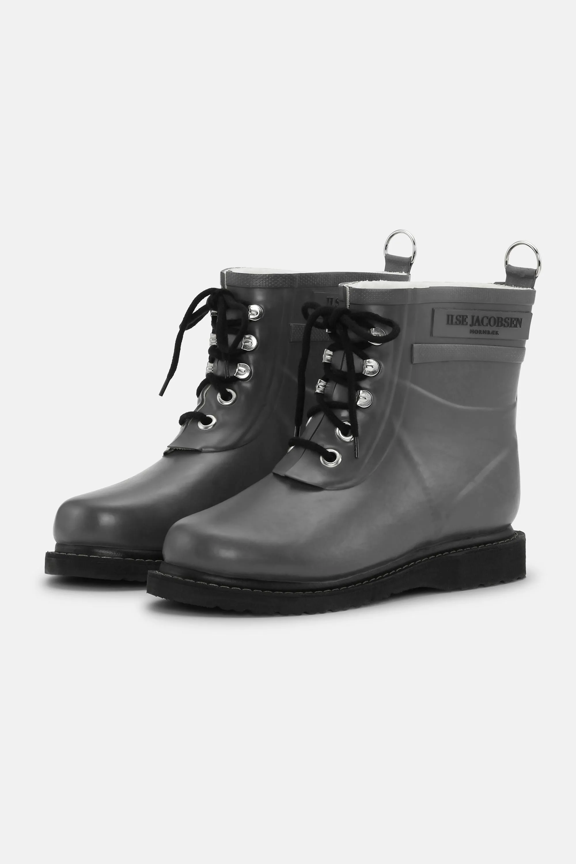 Short Rubber Boots - Grey sold by Ilse Jacobsen