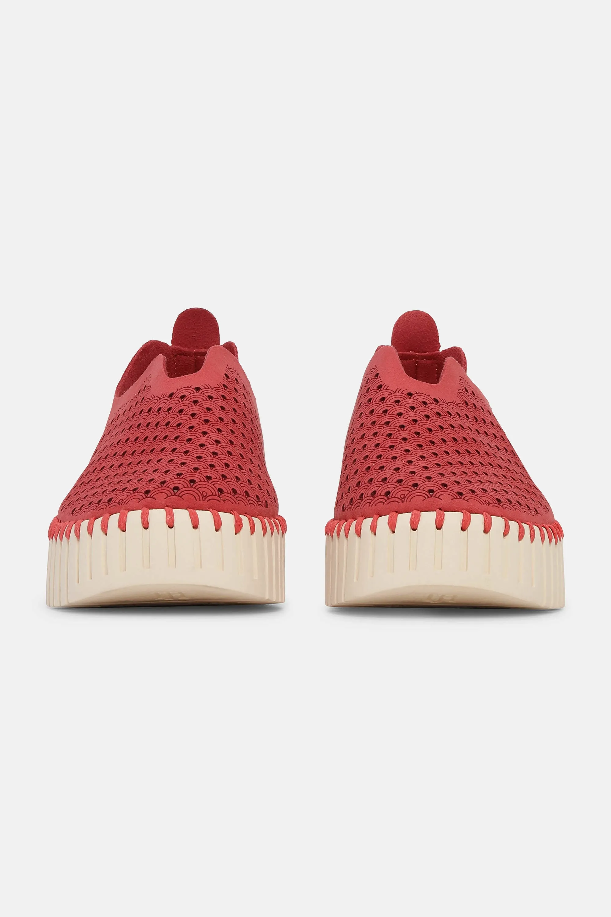 Platform Tulip Flats - Baked Apple Pearled Ivory sold by Ilse Jacobsen product image thumbnail 5