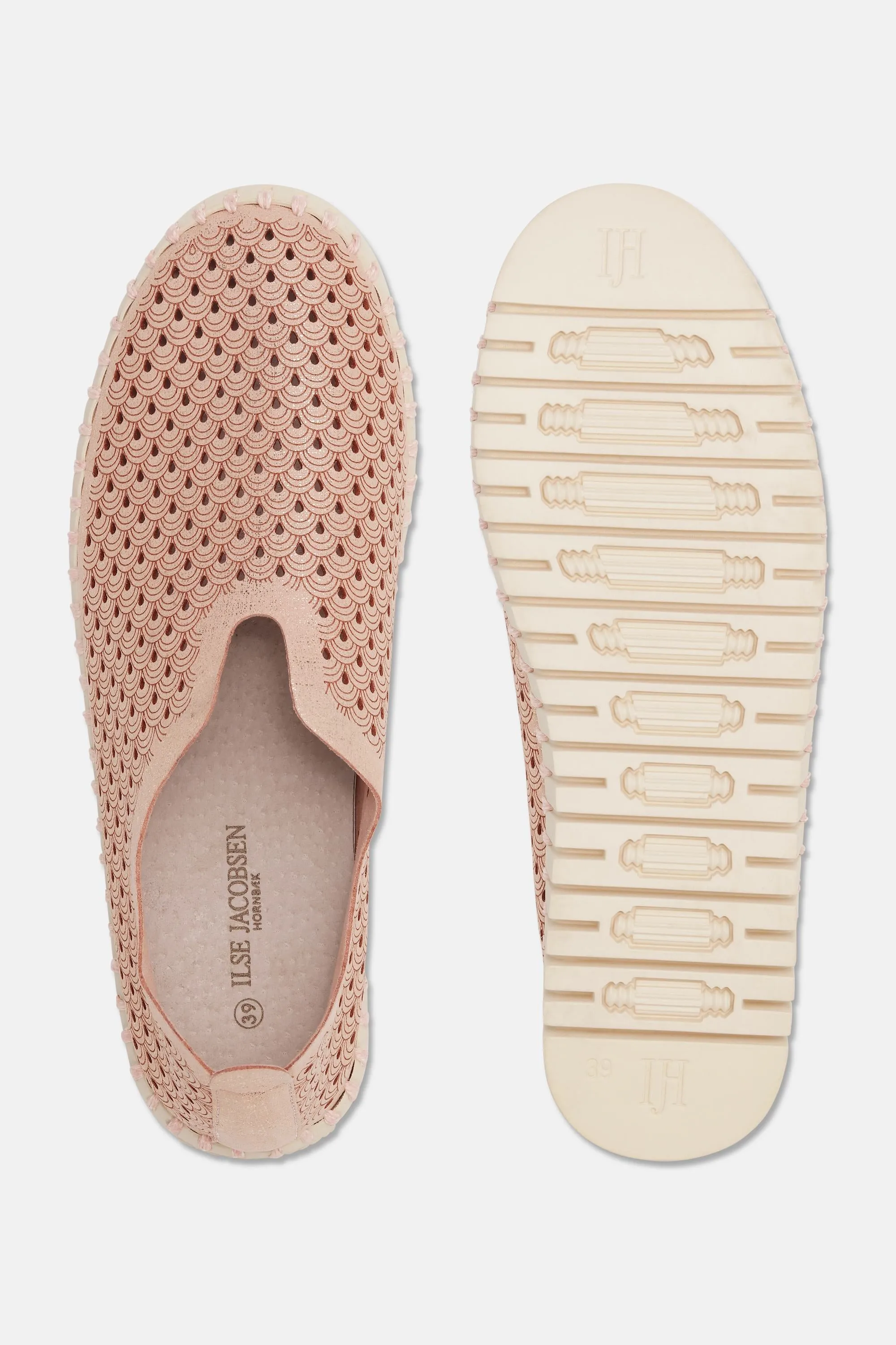 Tulip Glitter - Adobe Rose Pearled Ivory sold by Ilse Jacobsen product image thumbnail 4