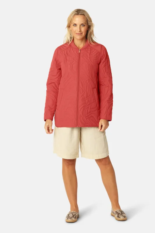 Short Quilt Jacket - Baked Apple sold by Ilse Jacobsen