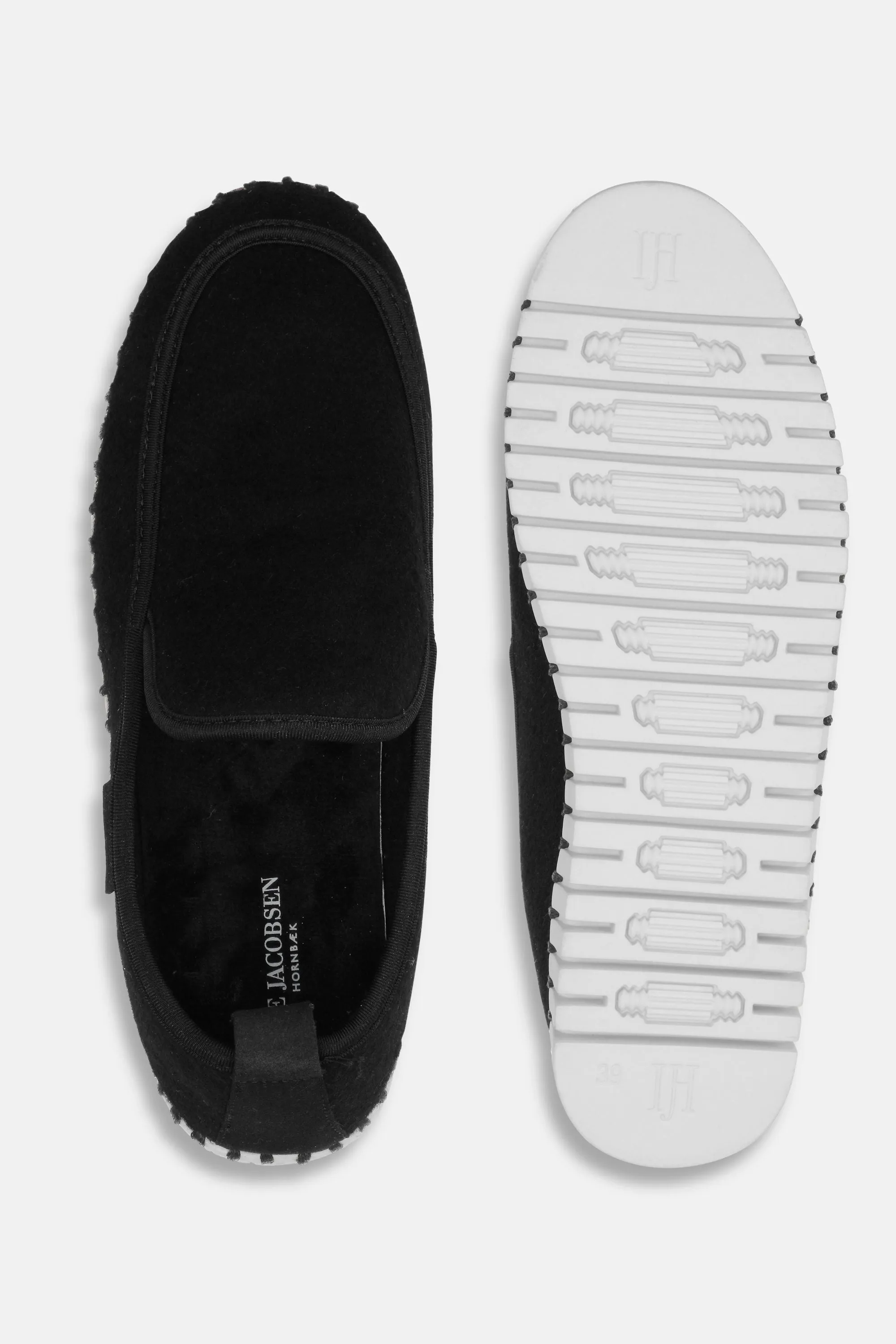 Tulip Wool Loafer - Black White sold by Ilse Jacobsen product image thumbnail 4