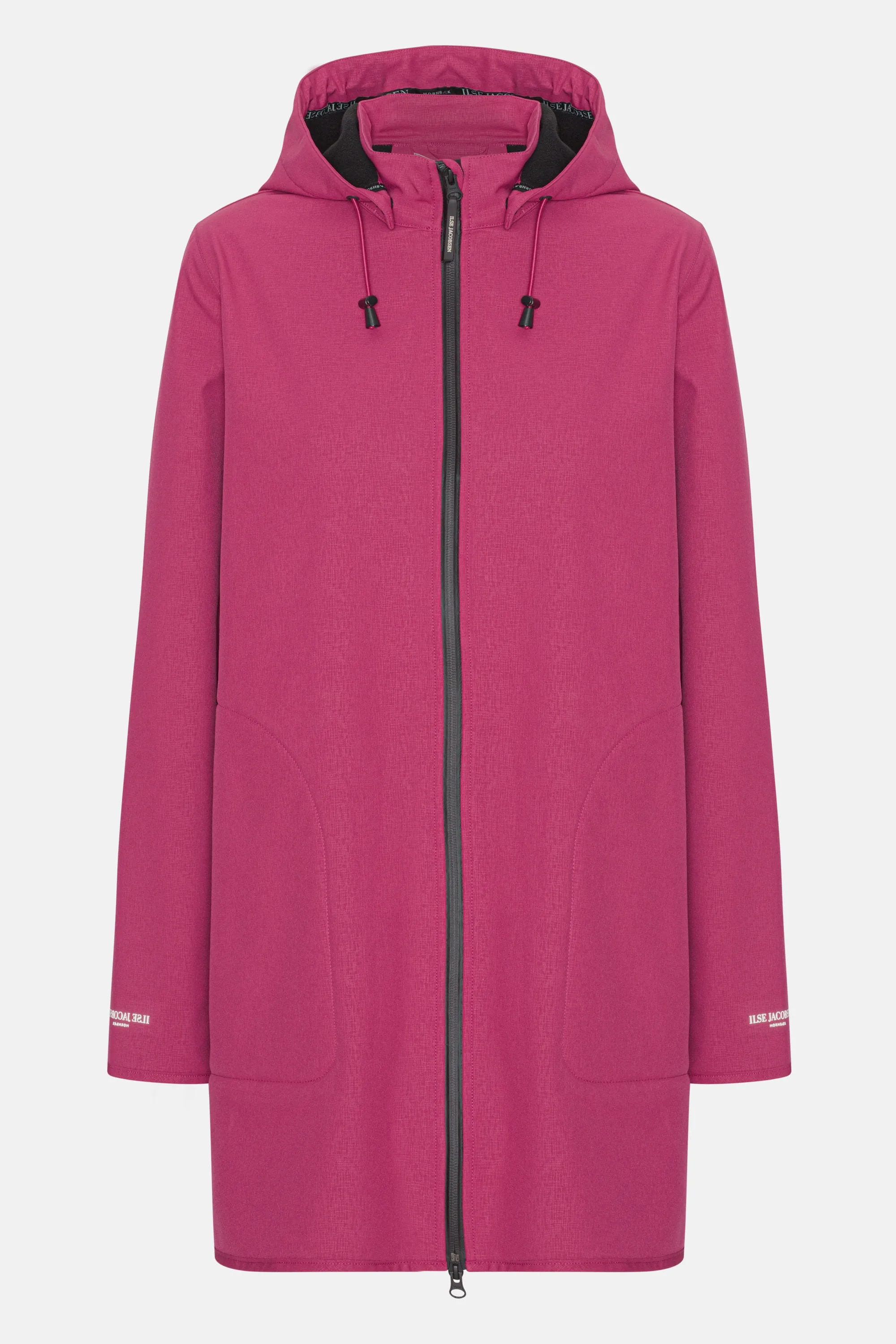 Softshell Raincoat A-line - Sangria sold by Ilse Jacobsen product image thumbnail 4