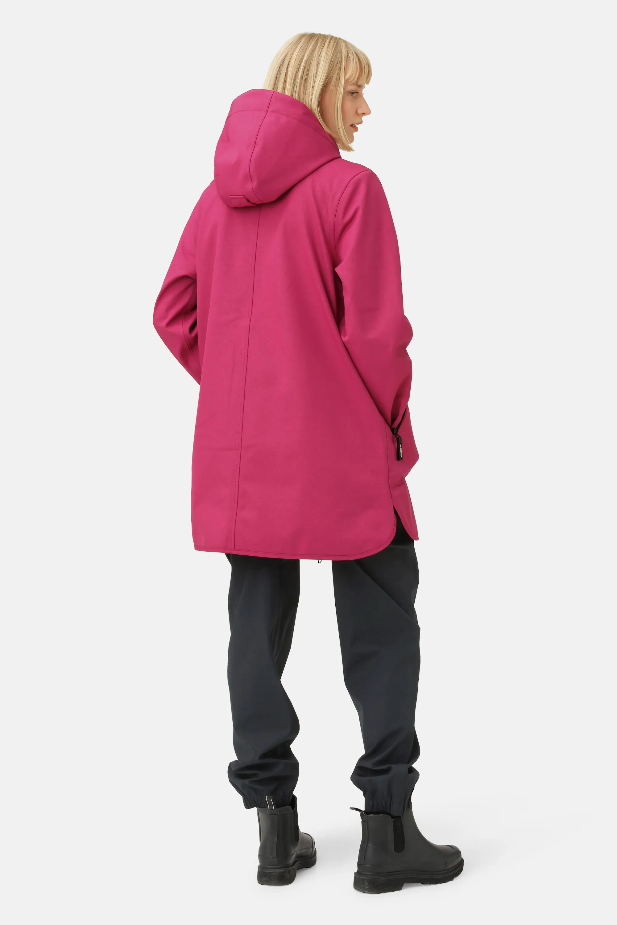 Softshell Raincoat A-line - Sangria sold by Ilse Jacobsen product image thumbnail 3
