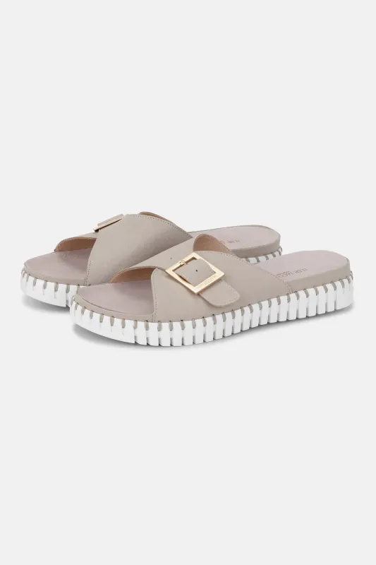 Sandals Buckle - Atmosphere White made by Ilse Jacobsen