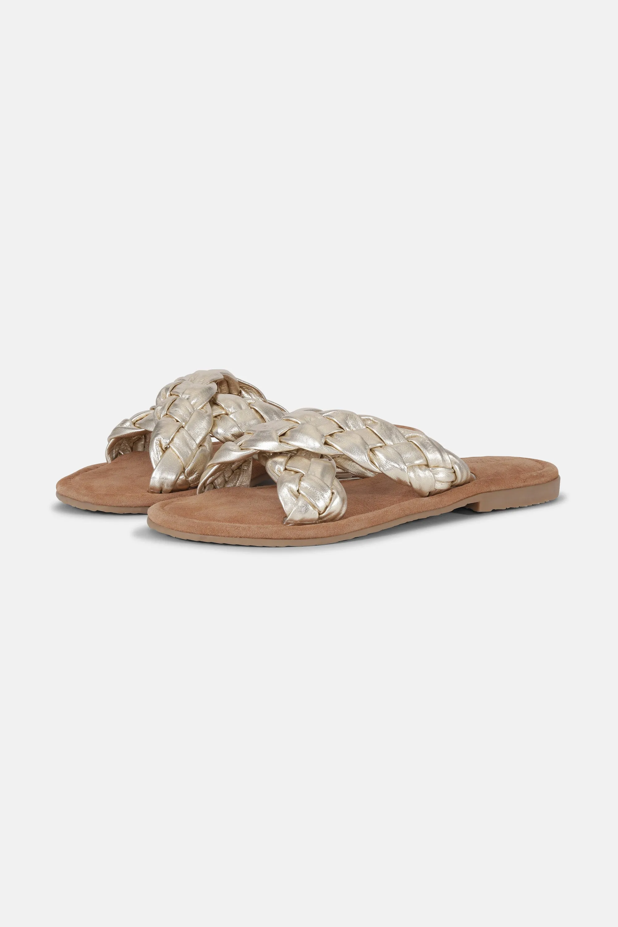 Leather Sandal - Silver sold by Ilse Jacobsen