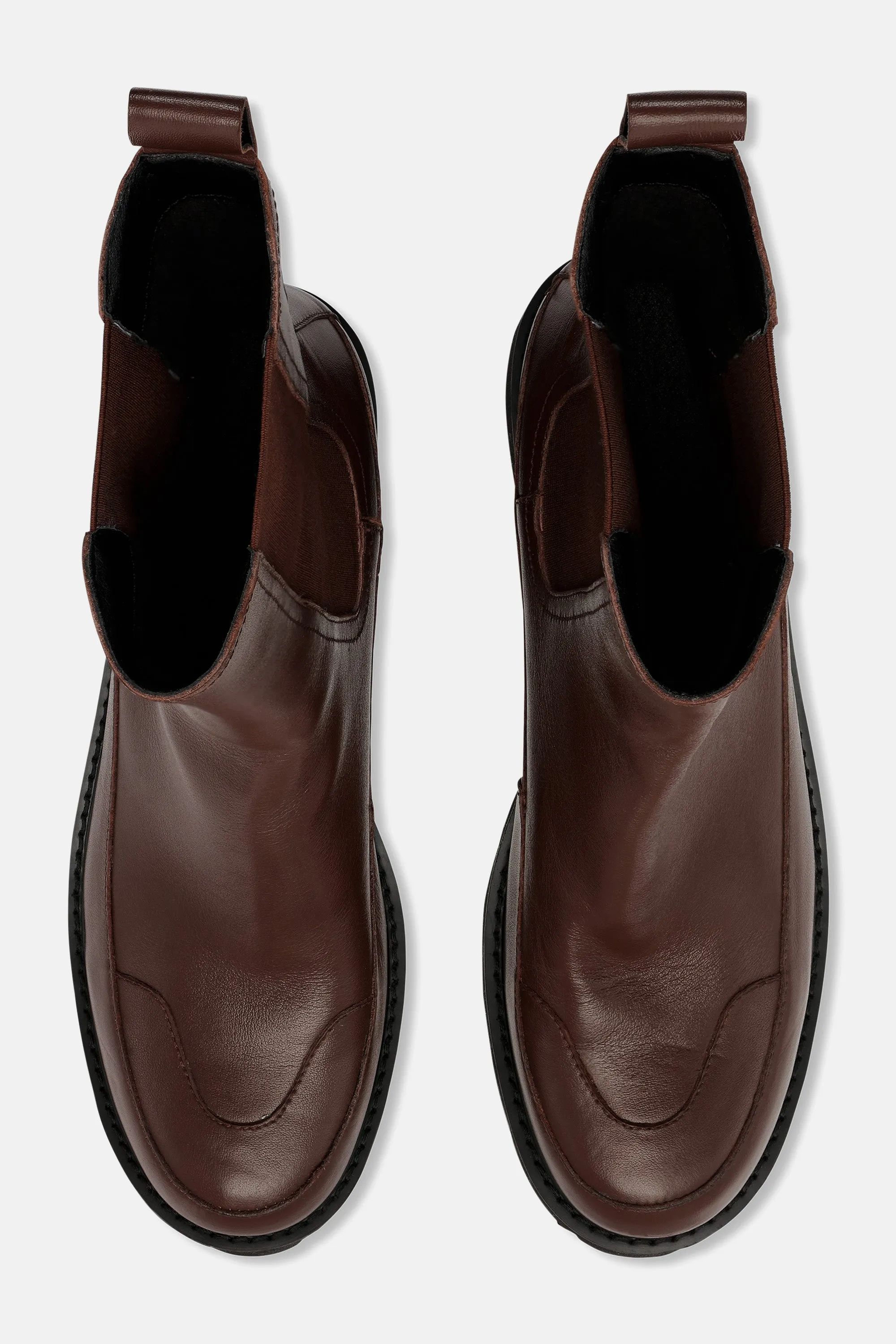 Calf Length Boots - Dark Cognac sold by Ilse Jacobsen product image thumbnail 4