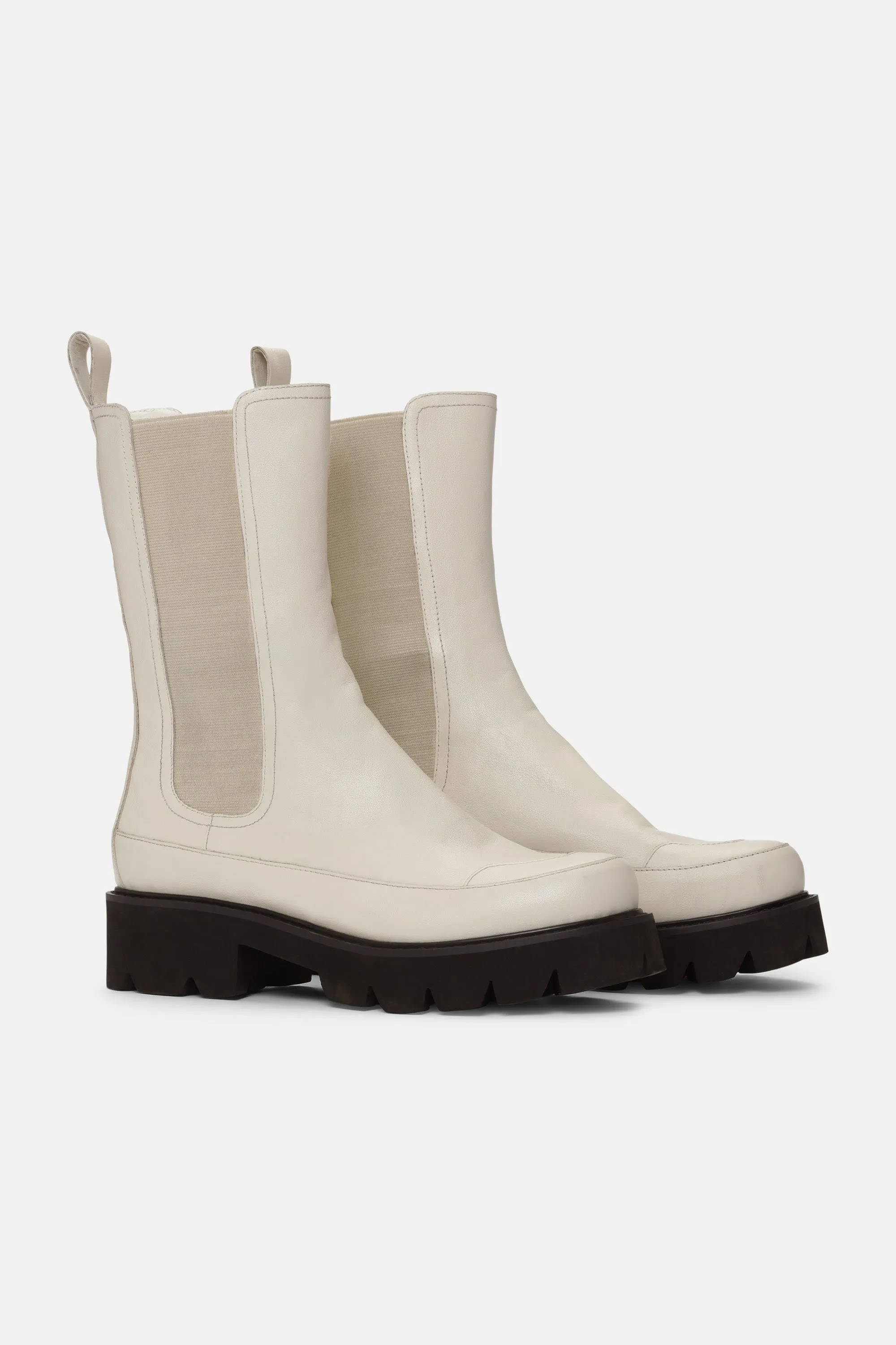 Calf Length Boots - Bleached Sand sold by Ilse Jacobsen
