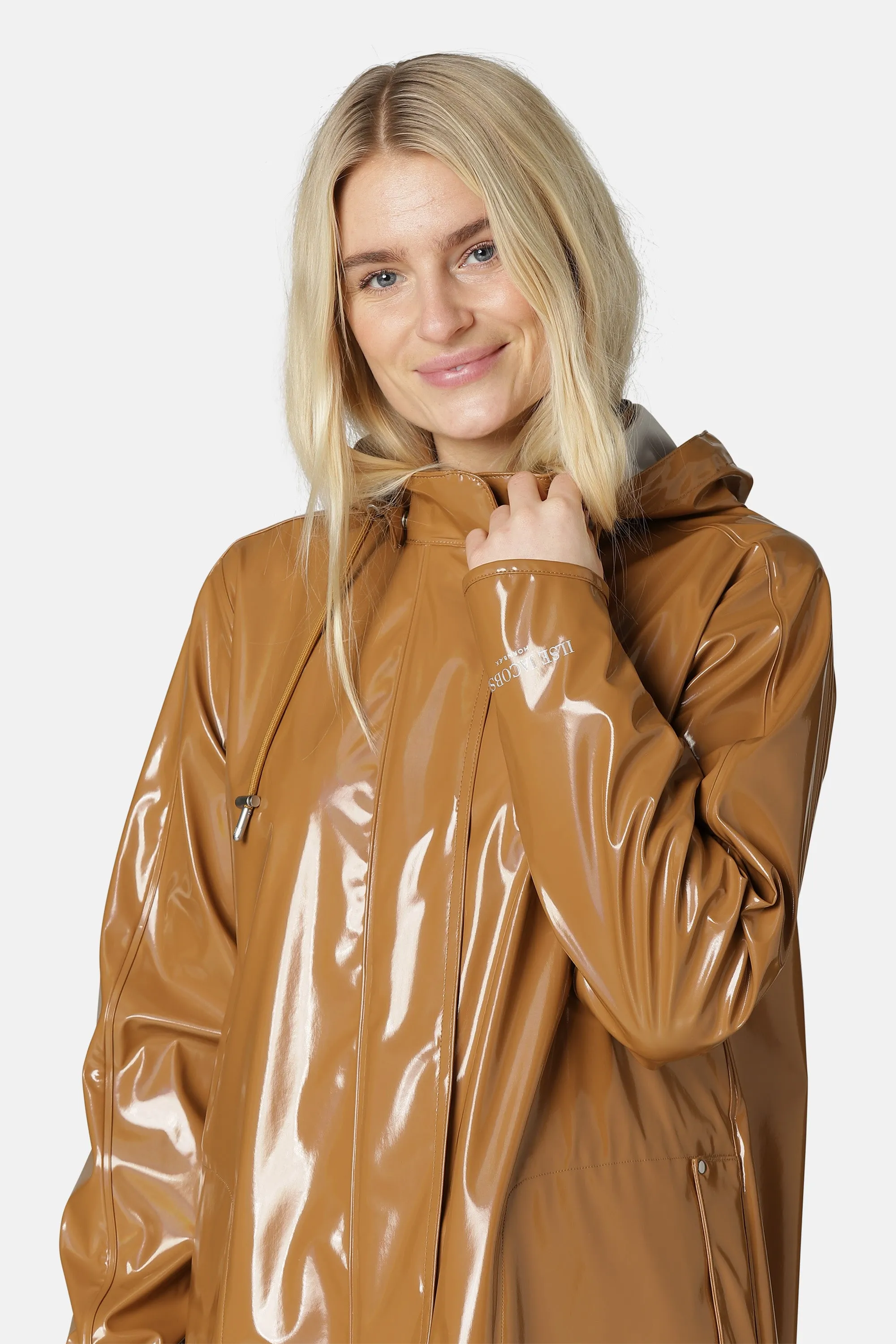Long Raincoat - Cashew sold by Ilse Jacobsen product image thumbnail 2