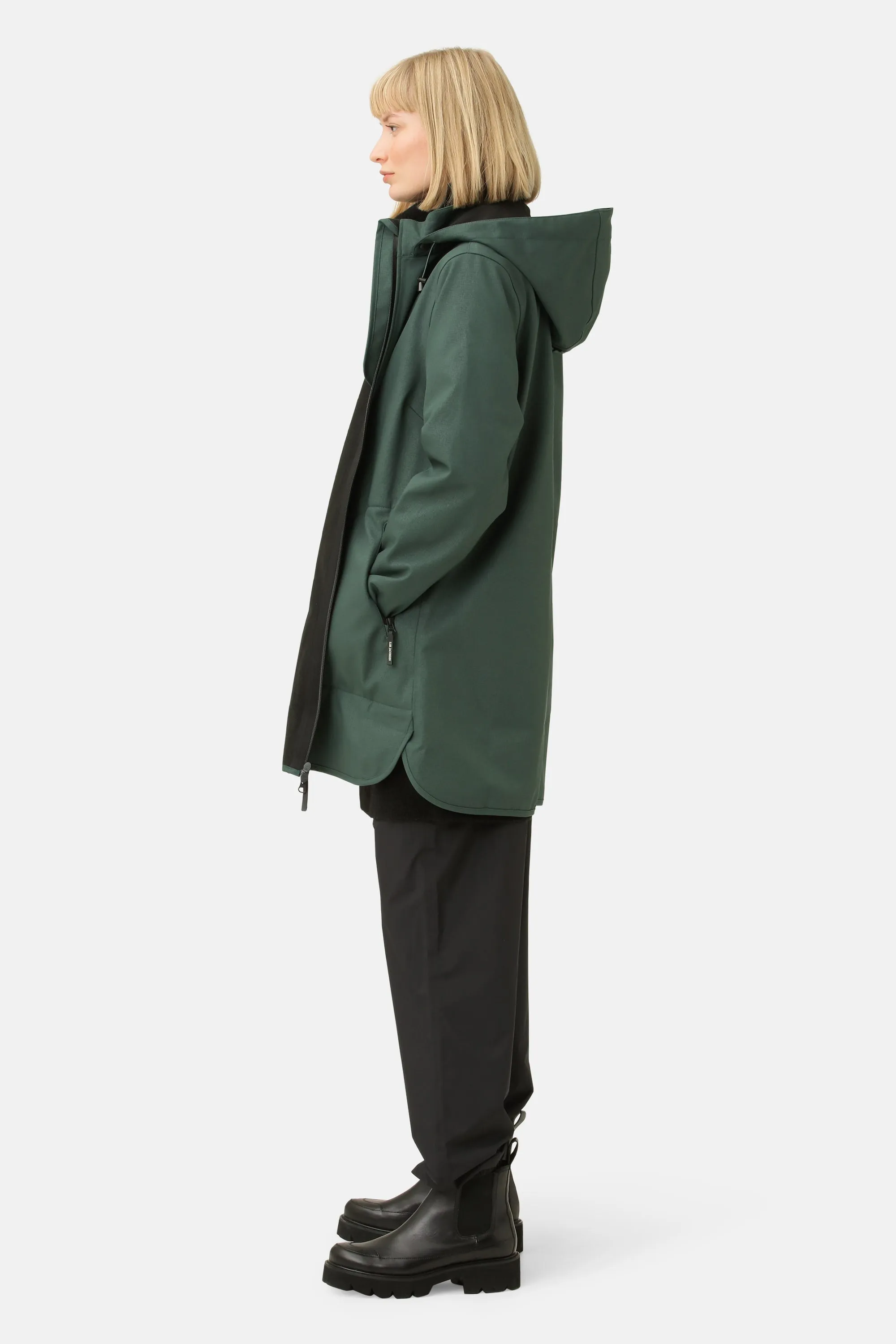 Softshell Raincoat A-line - Beetle sold by Ilse Jacobsen product image thumbnail 2