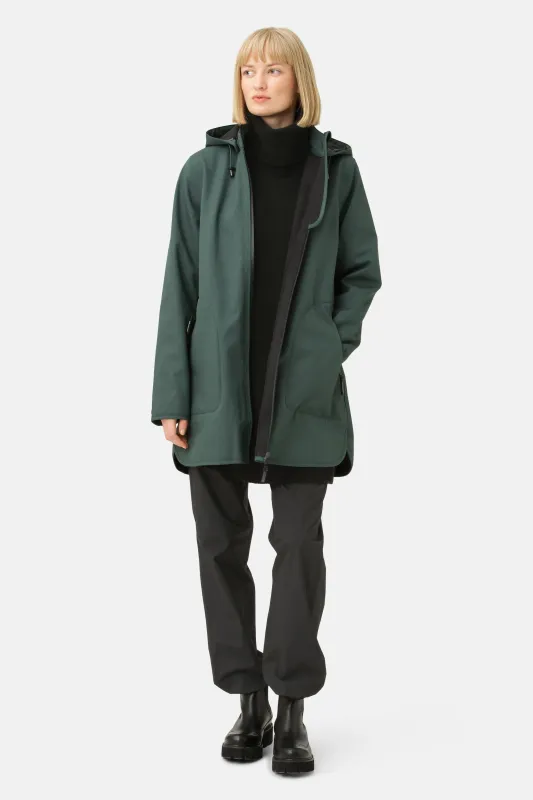 Softshell Raincoat A-line - Beetle sold by Ilse Jacobsen