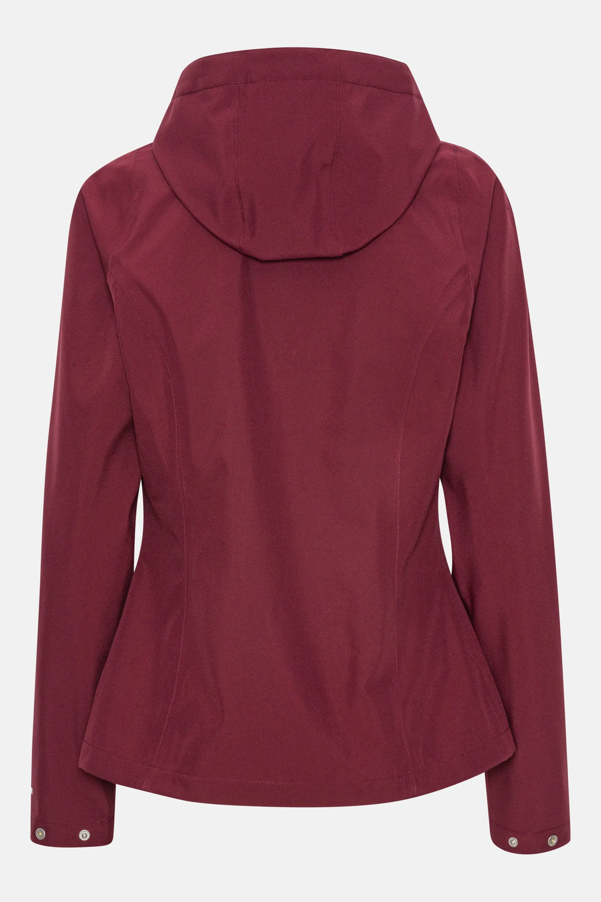 Short Softshell Raincoat - Maroon Banner sold by Ilse Jacobsen product image thumbnail 2