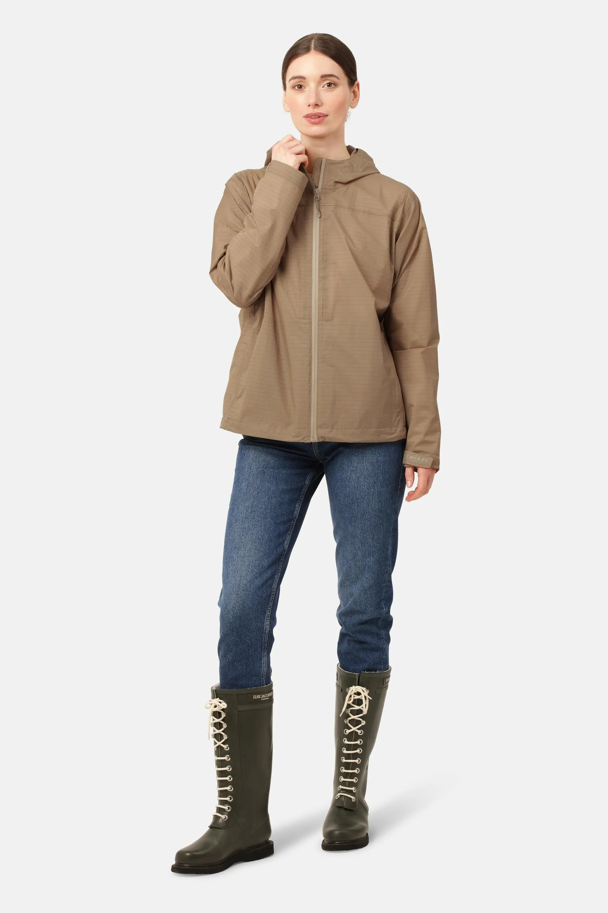 Windbreaker Rain Jacket - Incense sold by Ilse Jacobsen product image thumbnail 2