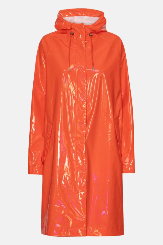 Raincoat - Hot Orange sold by Ilse Jacobsen