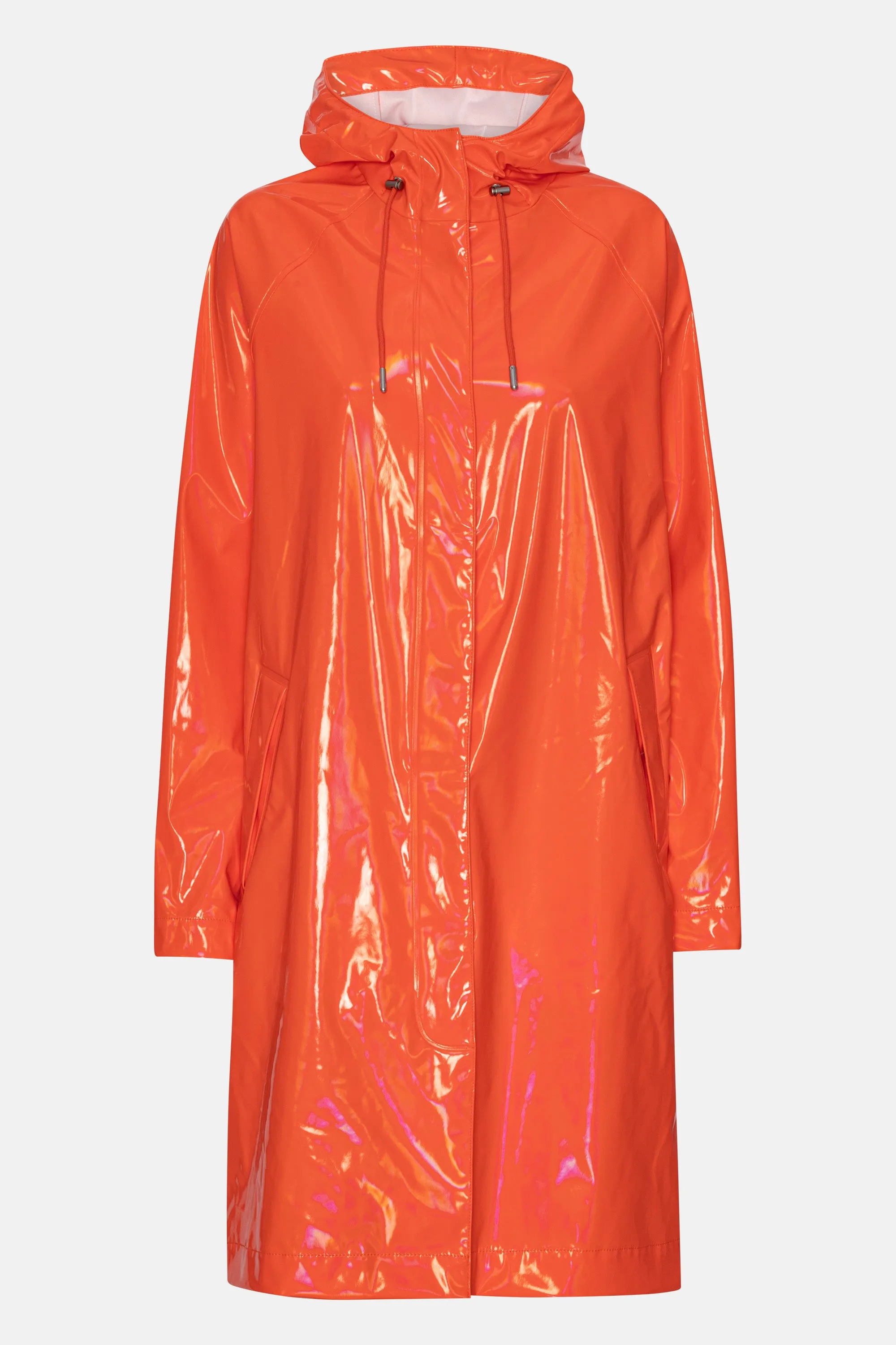 Raincoat - Hot Orange sold by Ilse Jacobsen