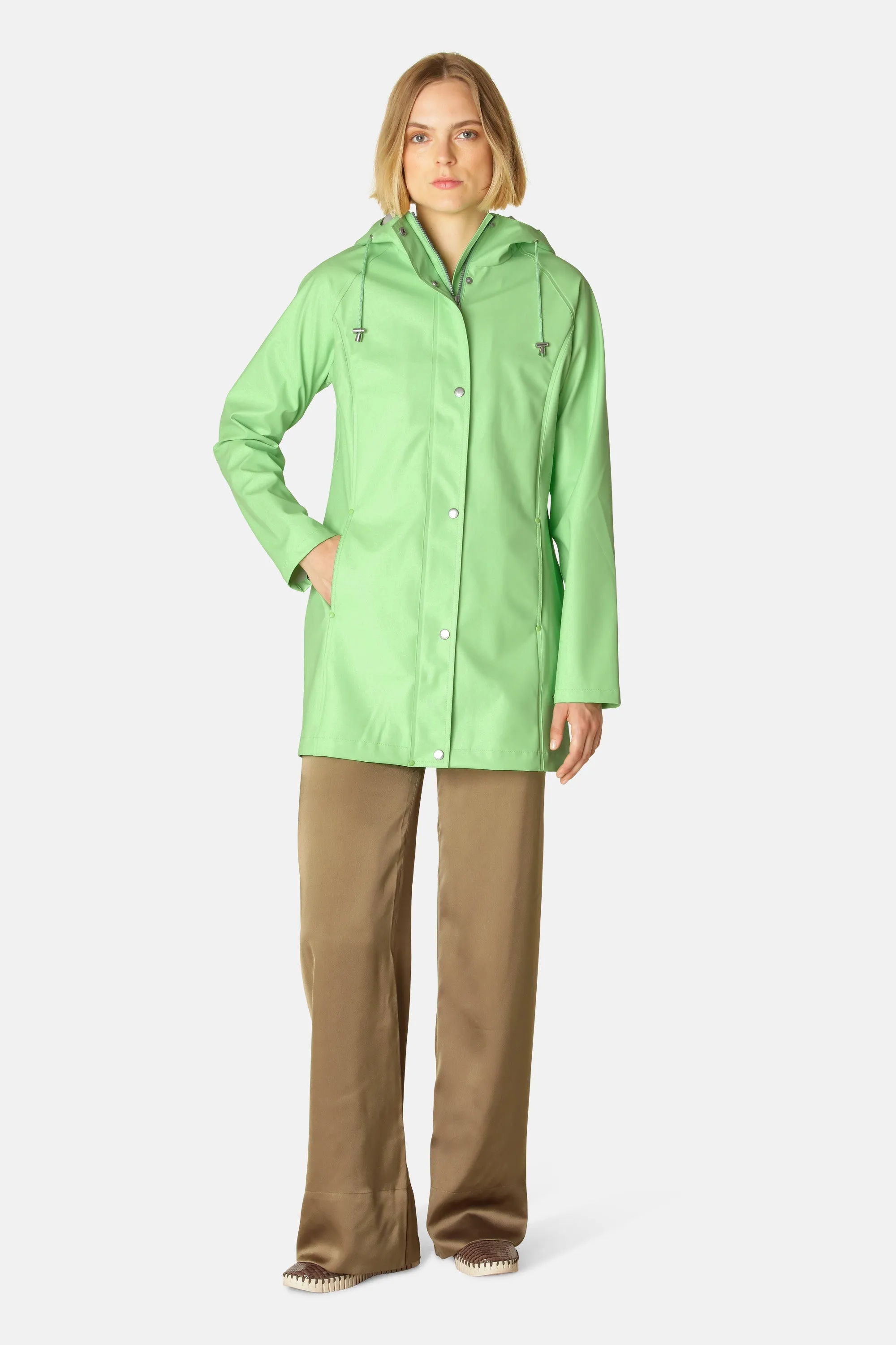 Raincoat - Bright Green sold by Ilse Jacobsen
