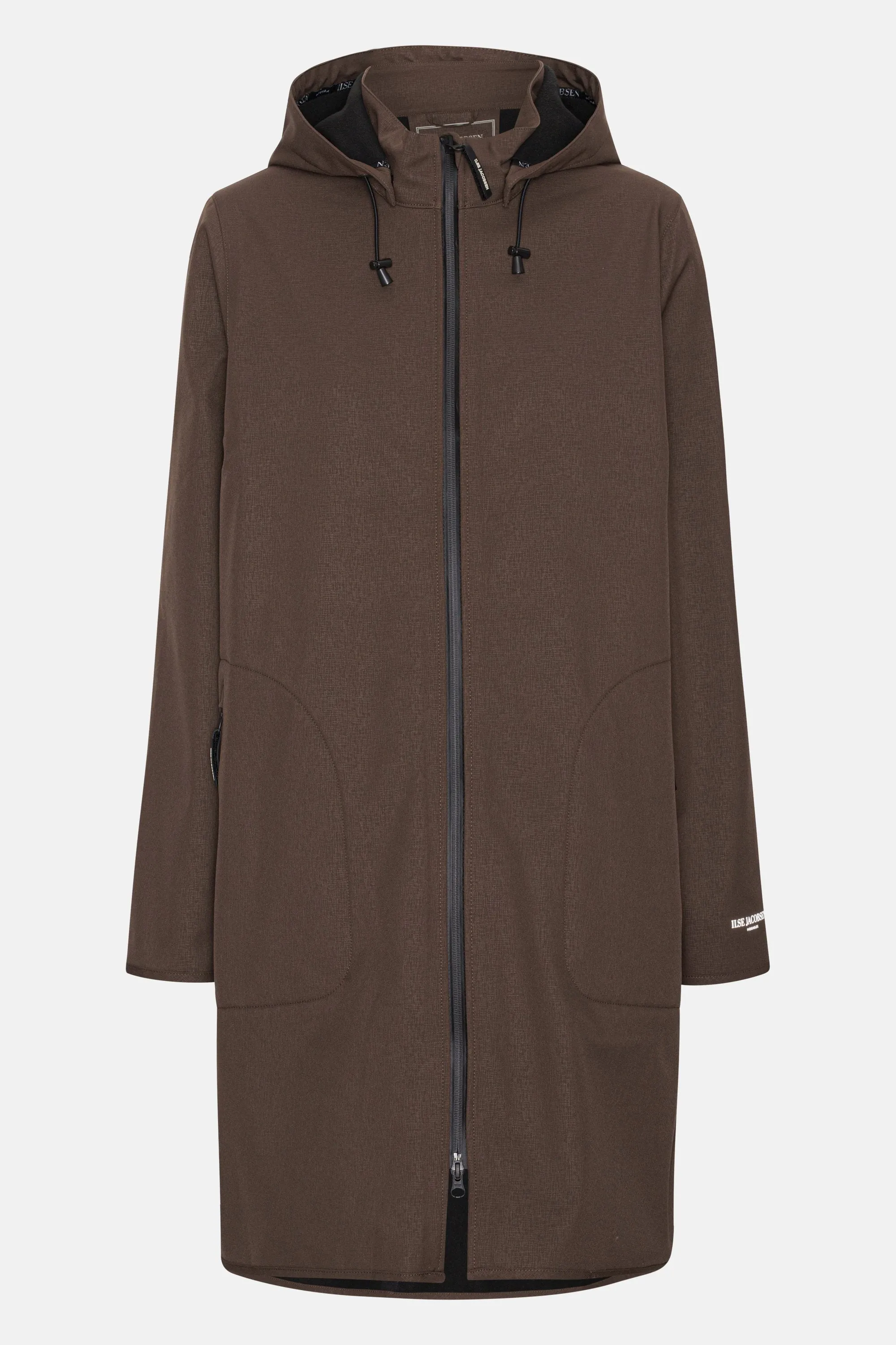 Softshell Raincoat A-line - Chocolate Brown sold by Ilse Jacobsen product image thumbnail 5