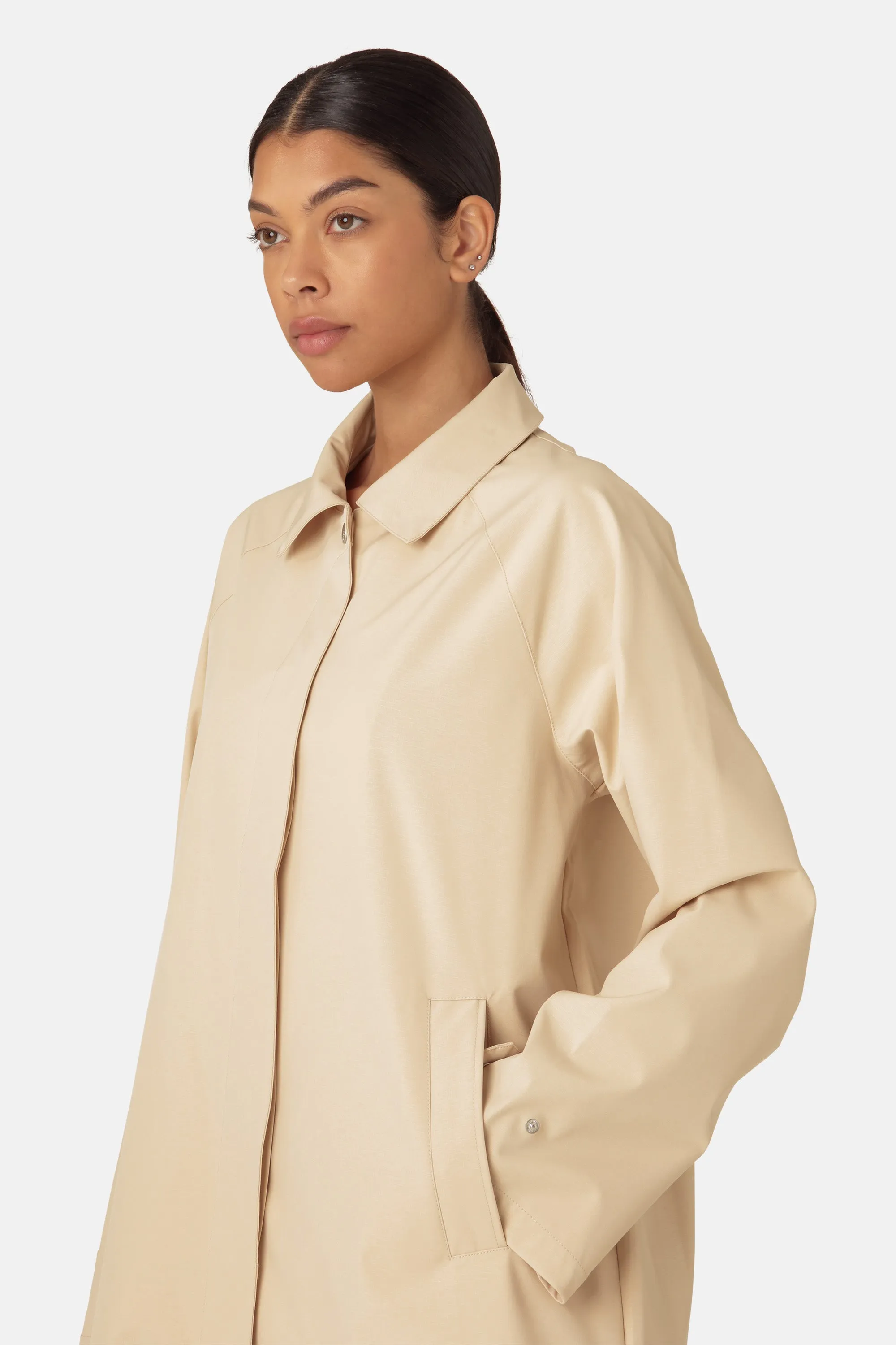 Rain jacket - Beige sold by Ilse Jacobsen product image thumbnail 2