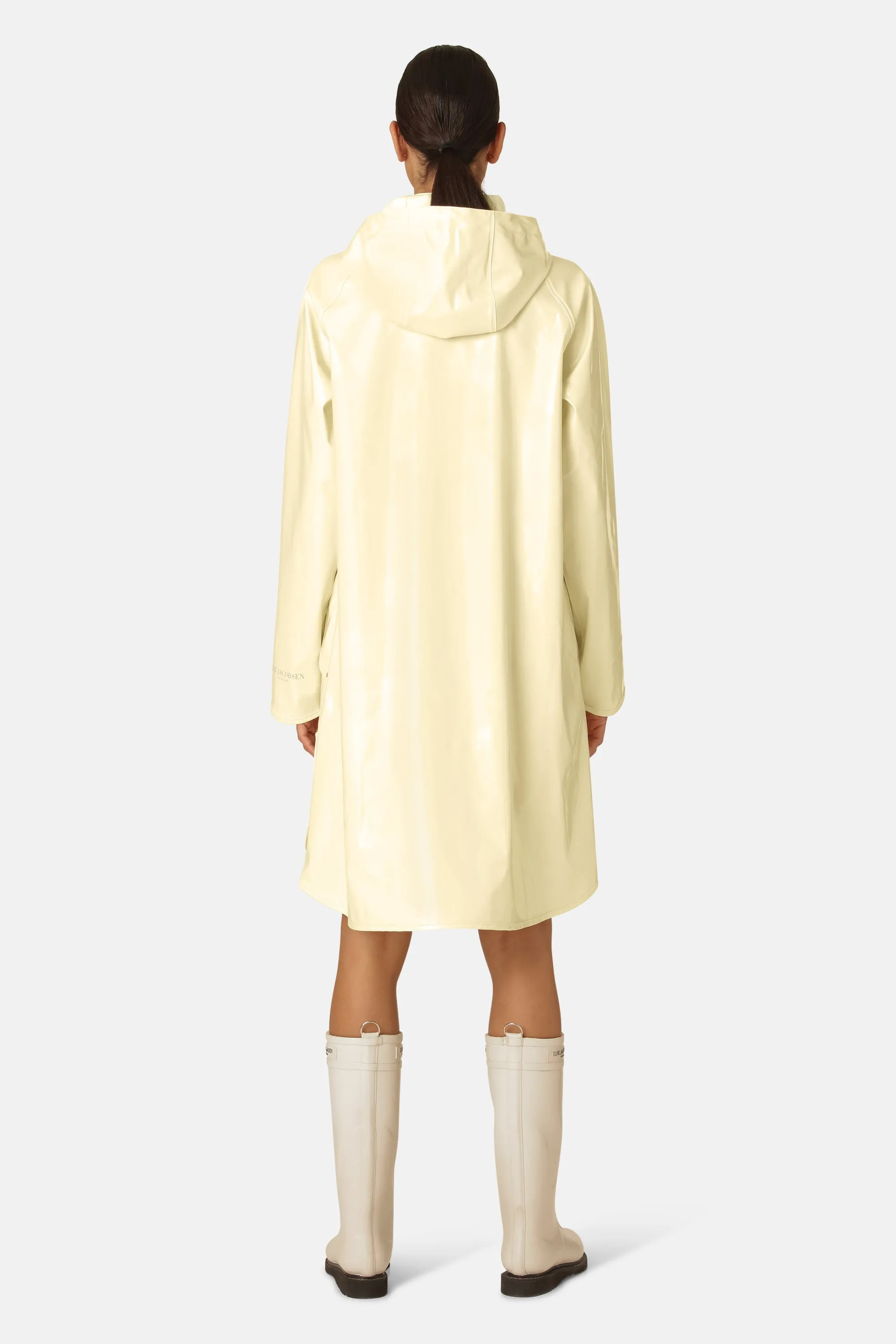 Long Raincoat - Double Cream sold by Ilse Jacobsen product image thumbnail 3