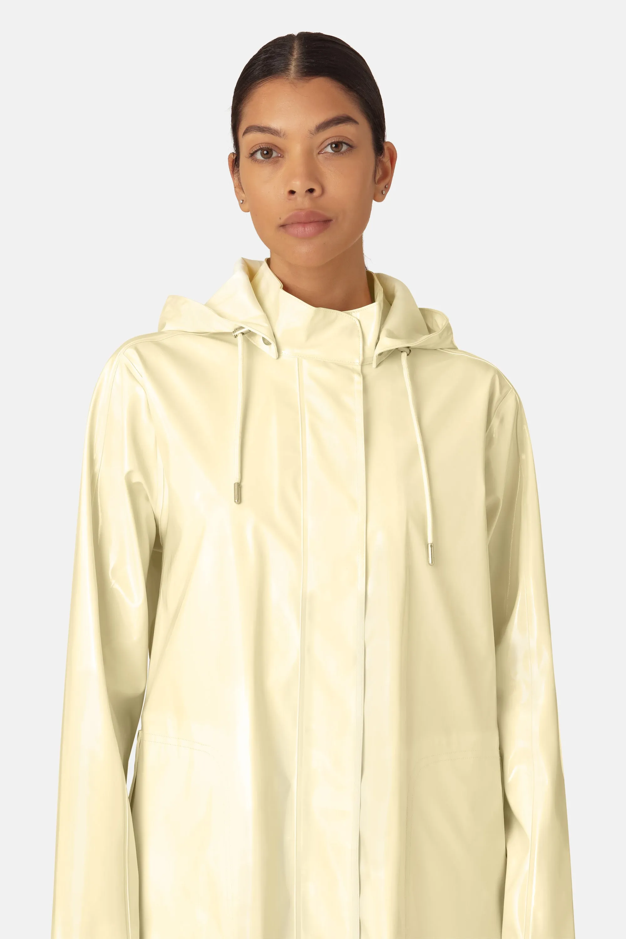 Long Raincoat - Double Cream sold by Ilse Jacobsen product image thumbnail 2