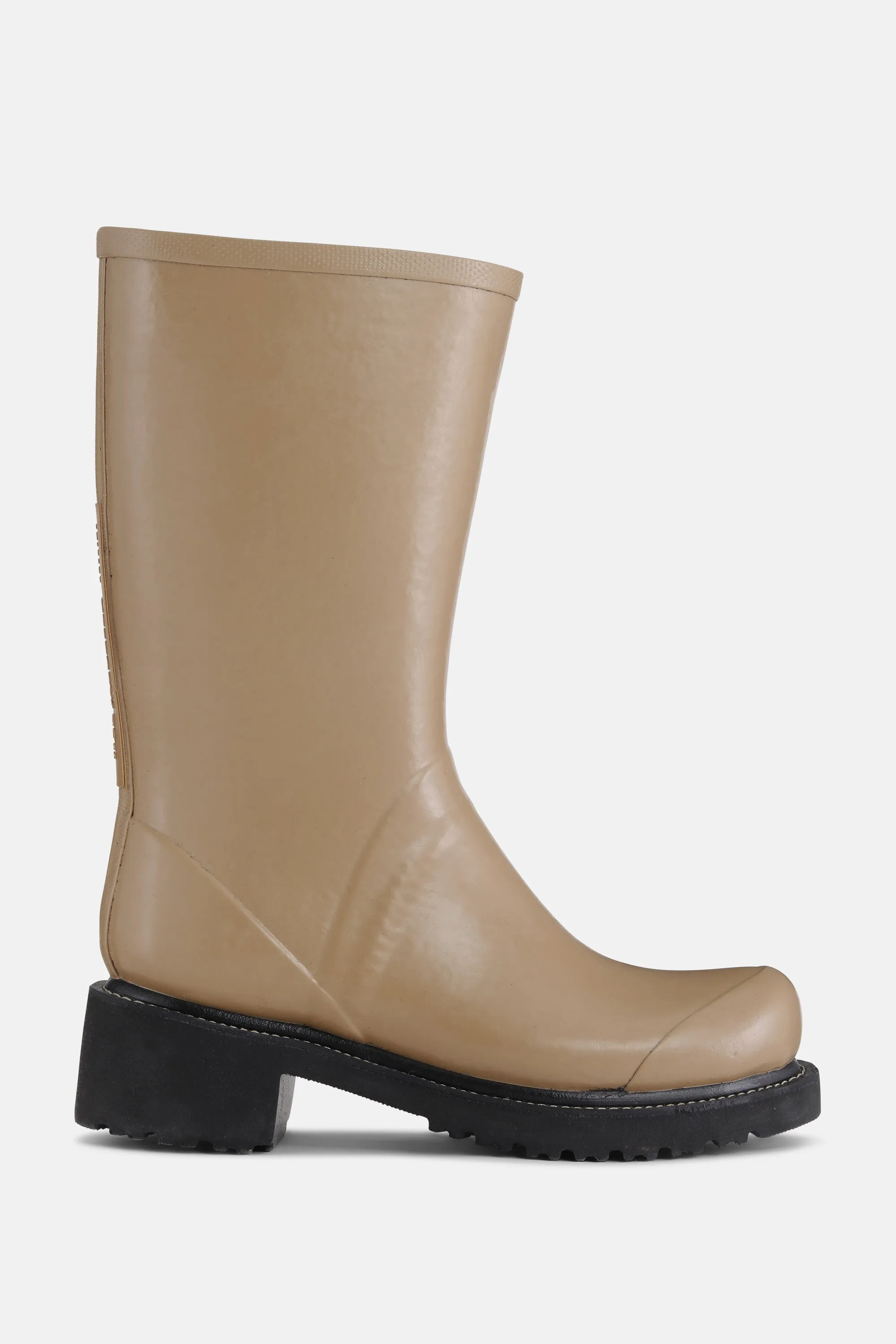 3/4 Rubber Boots With Zip - Otter sold by Ilse Jacobsen product image thumbnail 2