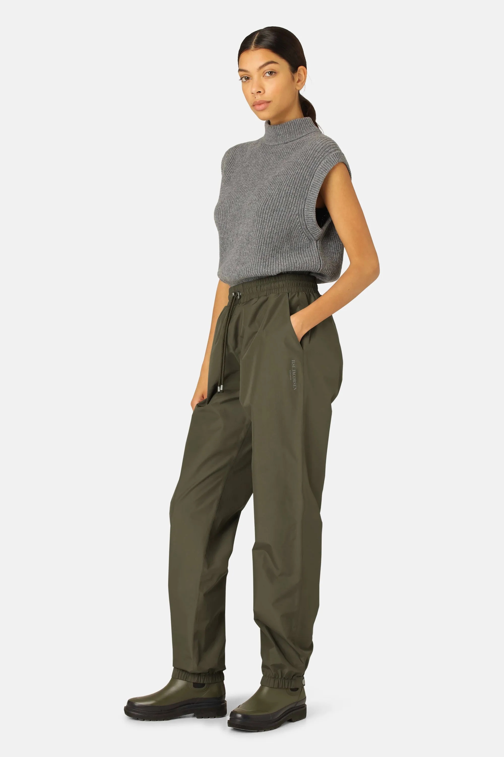 Rain Trousers - Army sold by Ilse Jacobsen