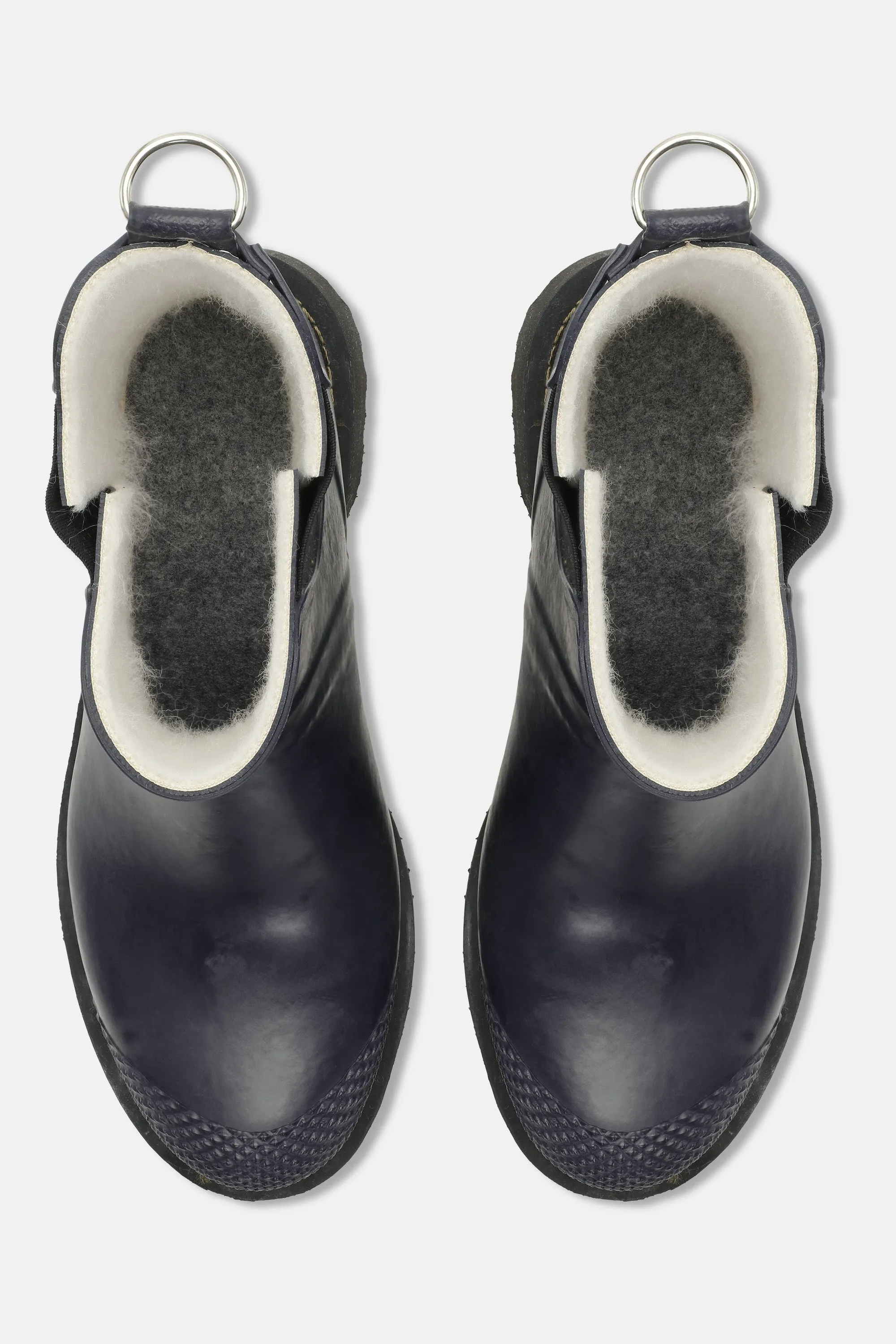 Short Rubber Boots With High Heel - Dark Indigo sold by Ilse Jacobsen product image thumbnail 3