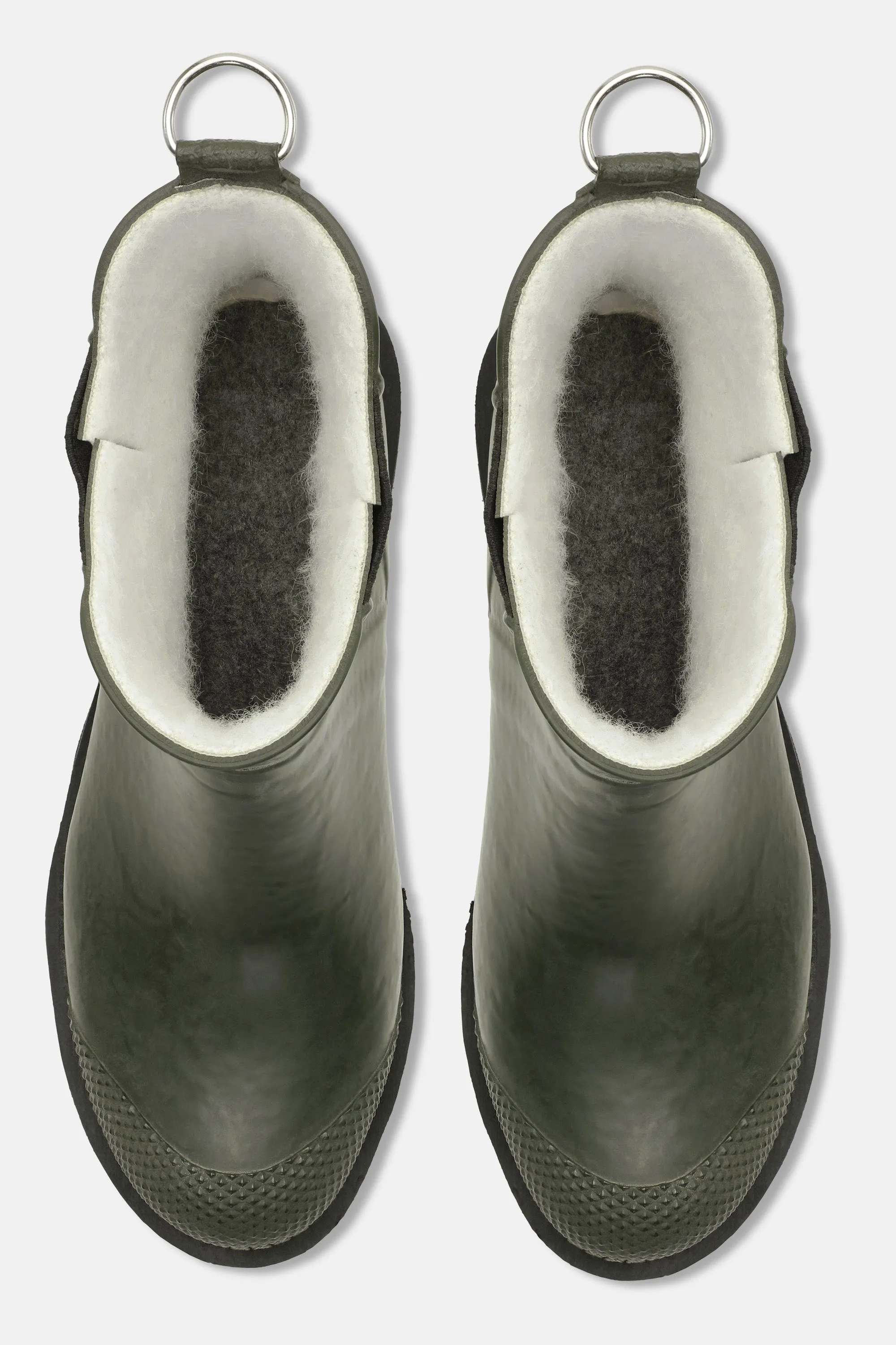 Short Rubber Boots With High Heel - Army sold by Ilse Jacobsen product image thumbnail 3