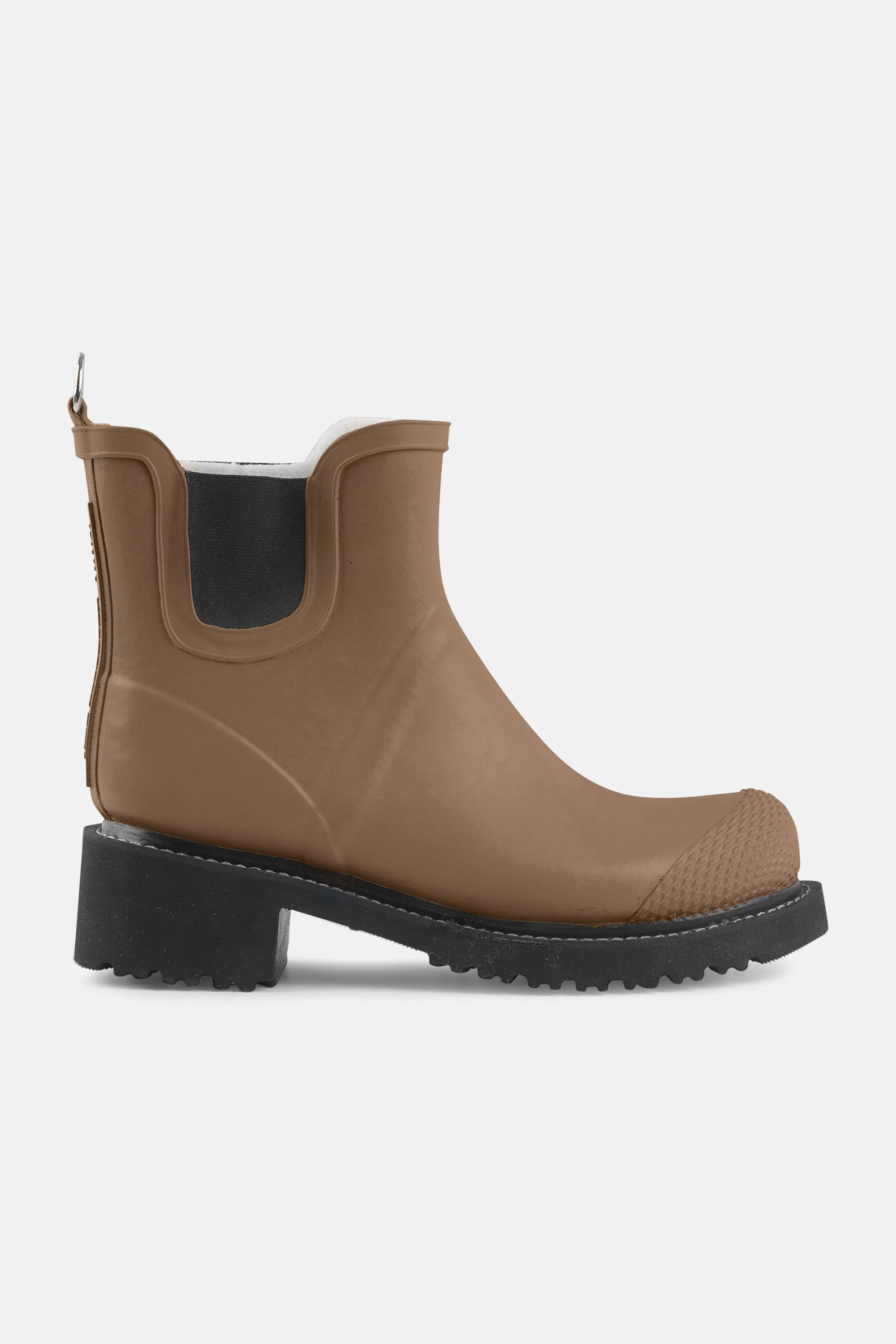 Short Rubber Boots With High Heel - Otter sold by Ilse Jacobsen product image thumbnail 2