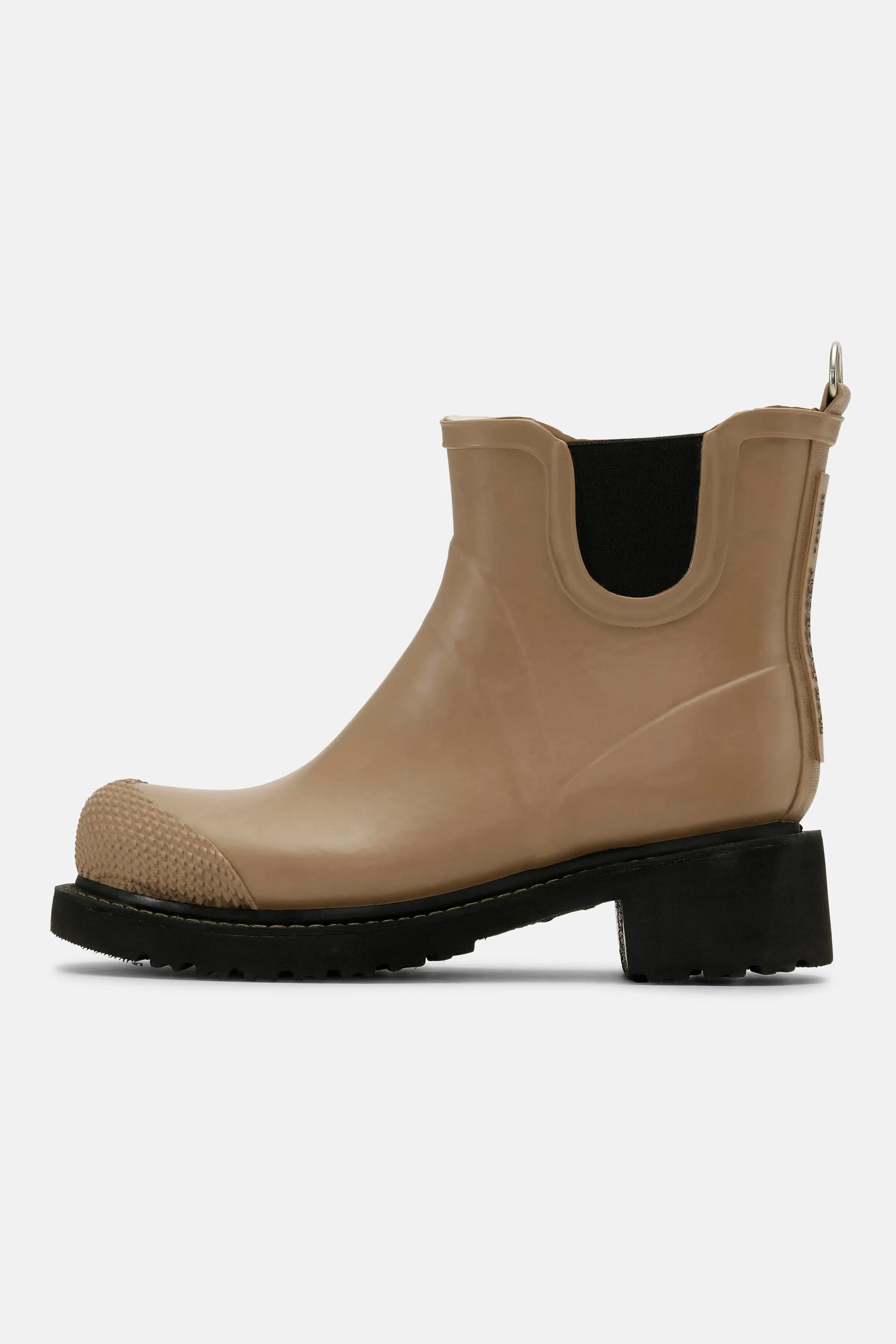 Short Rubber Boots With High Heel - Otter sold by Ilse Jacobsen product image thumbnail 4