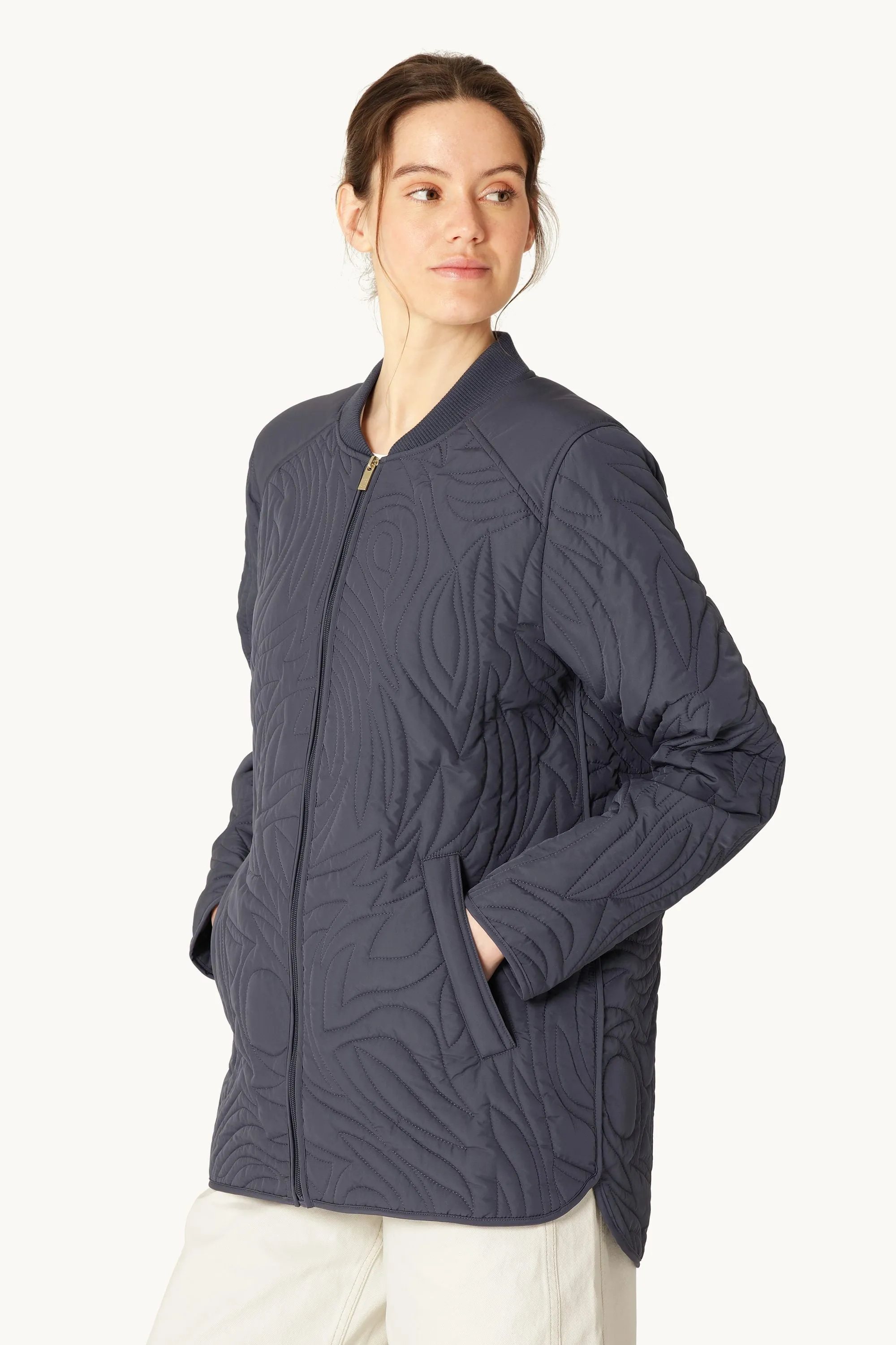 Short Quilt Jacket - Ombre Blue sold by Ilse Jacobsen product image thumbnail 3