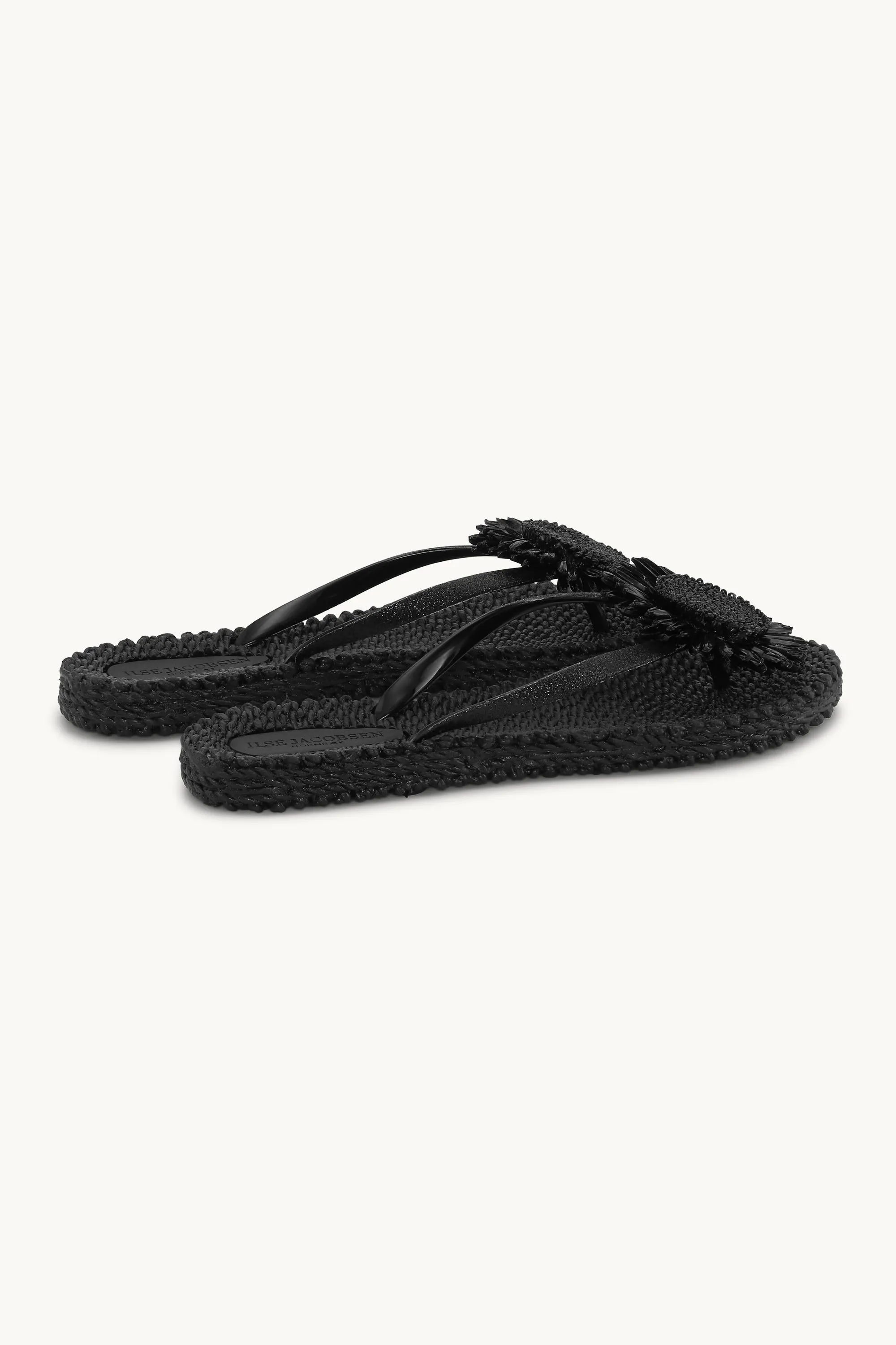 Flip-flops Flower - Black sold by Ilse Jacobsen product image thumbnail 2