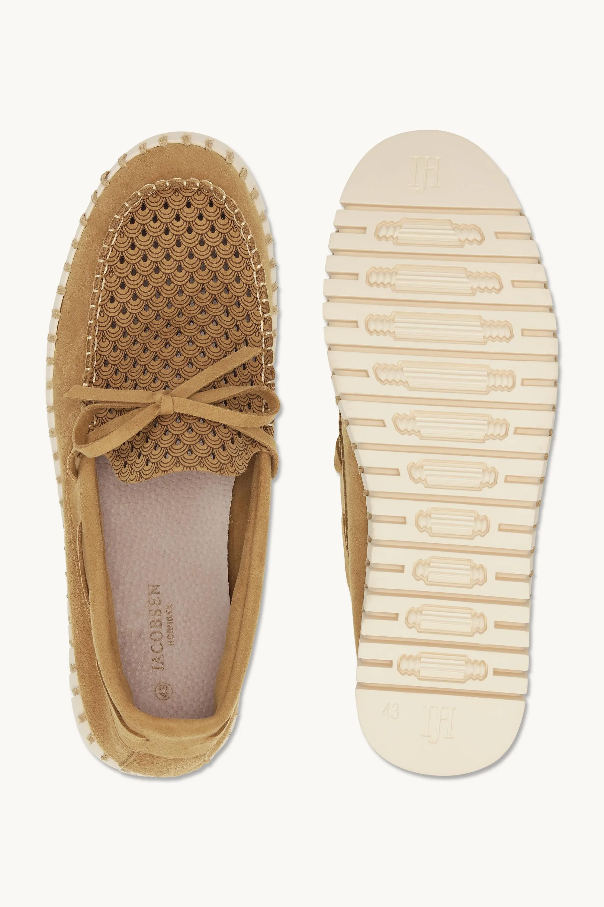 Tulip Sailor Shoe for Men - Goldy Pearled Ivory sold by Ilse Jacobsen product image thumbnail 4