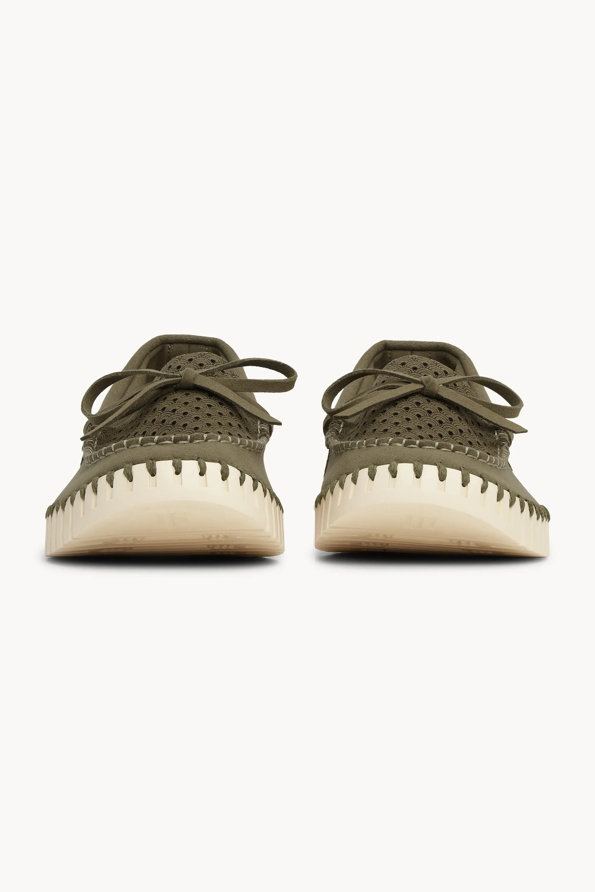 Tulip Sailor Shoe for Men - Deep Olive Pearled Ivory sold by Ilse Jacobsen product image thumbnail 5