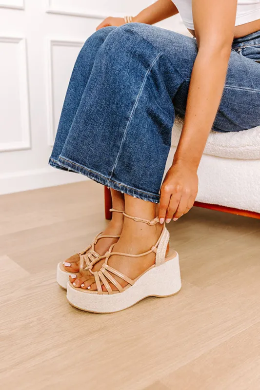 The Adriana Wedge In Tan sold by Impressions