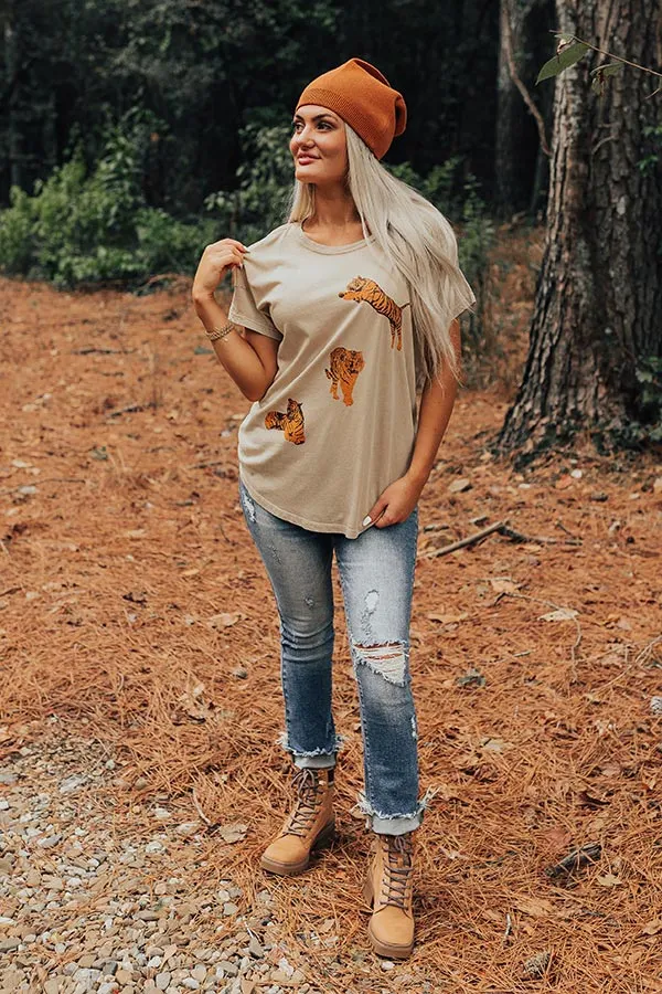 Good Behavior Graphic Tee In Iced Latte sold by Impressions product image thumbnail 5